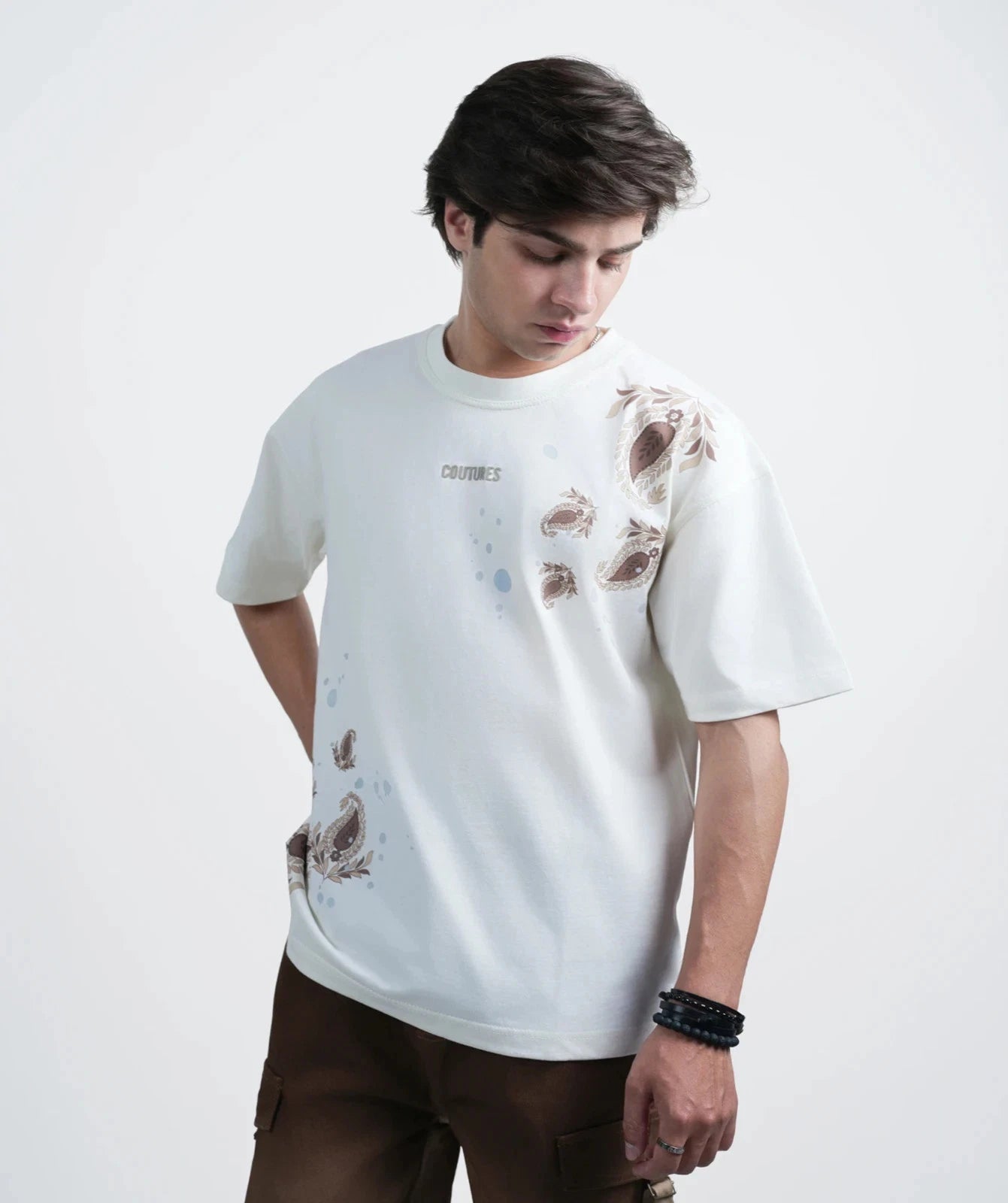 Cream Oversized T-Shirt