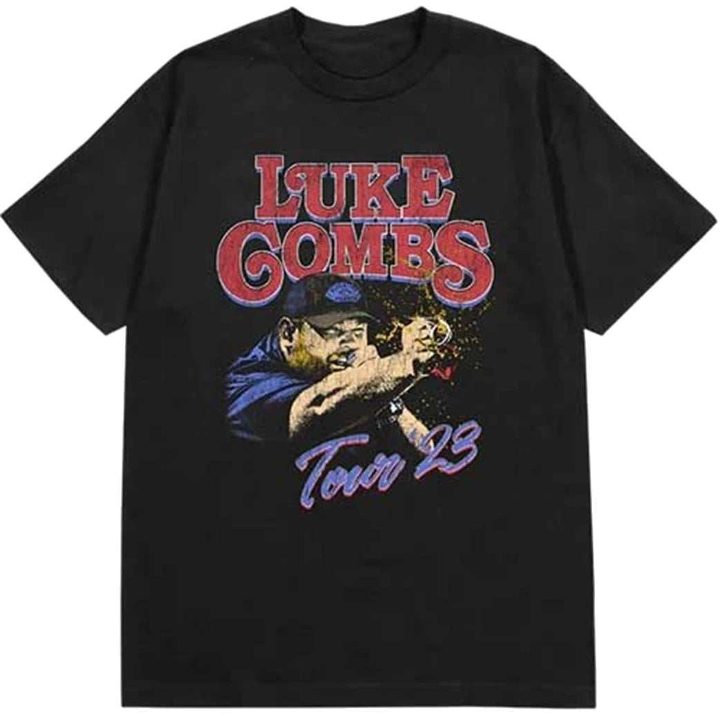 Luke Combs Tour '23 Smashing Beer Official Men's Unisex T-Shirt