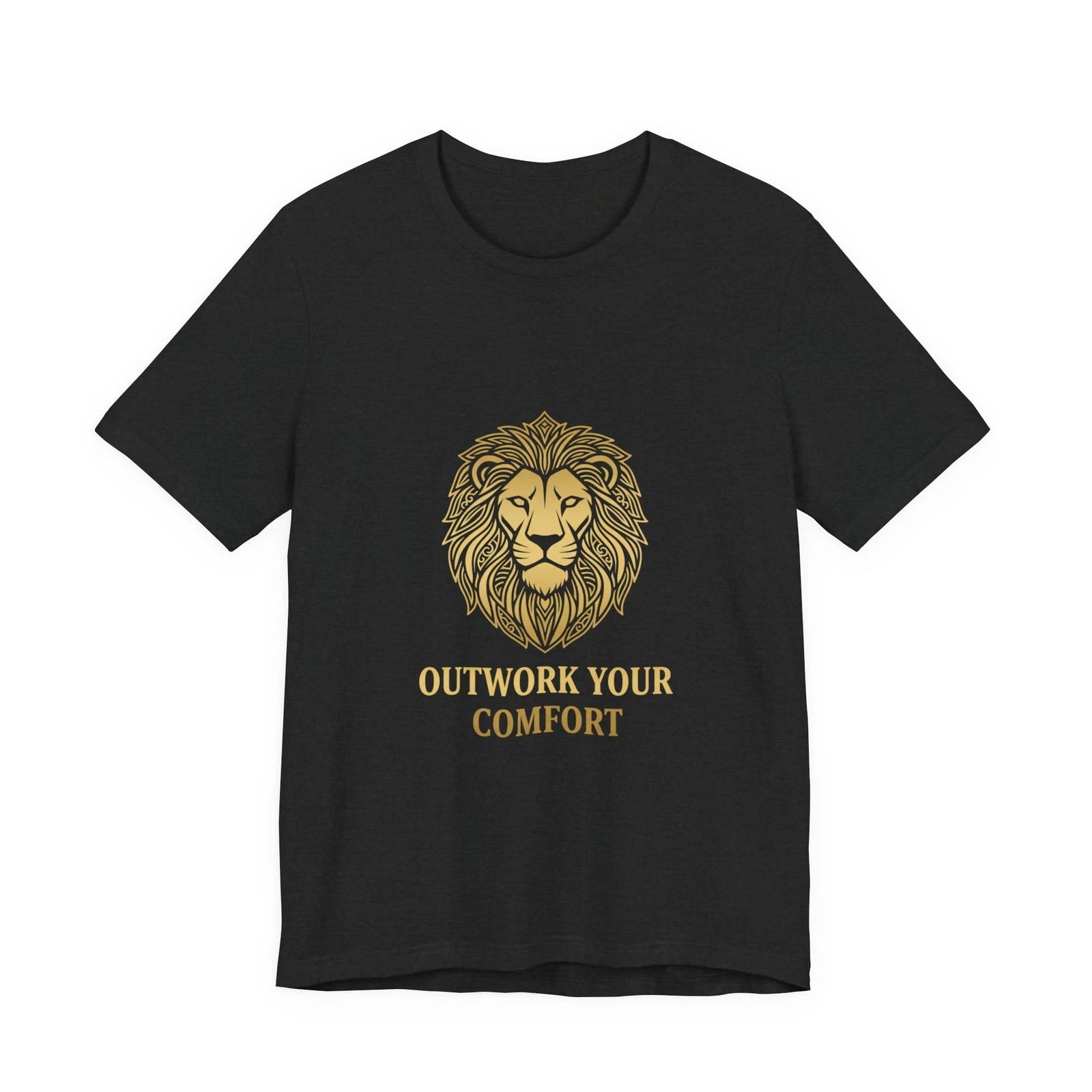 Lion Head 'Outwork Your Comfort' Tee | lion shirt, boundary setting apparel