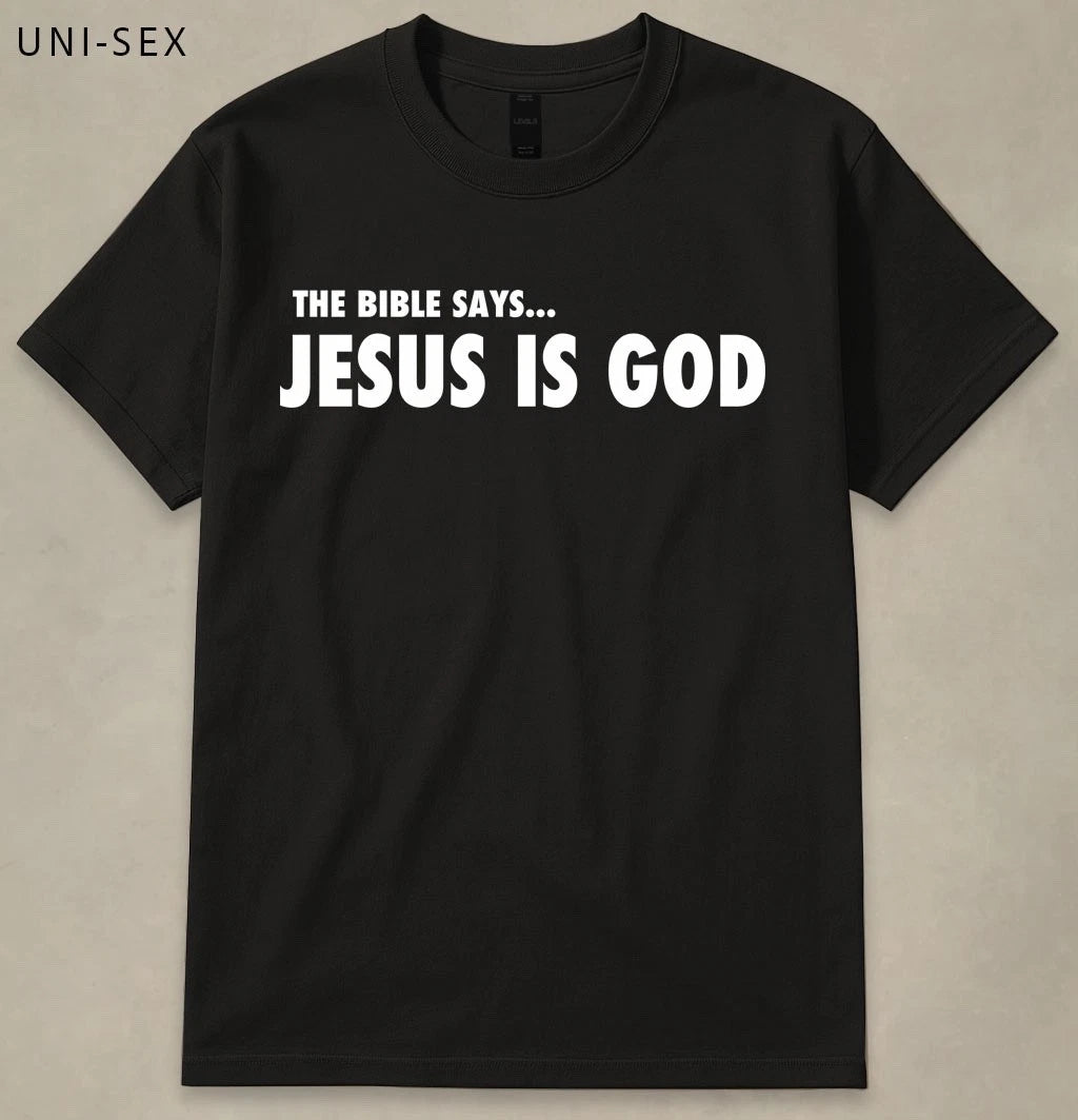 Jesus Is GOD T Shirt – Faith Based Christian Shirt  Jesus T shirt
