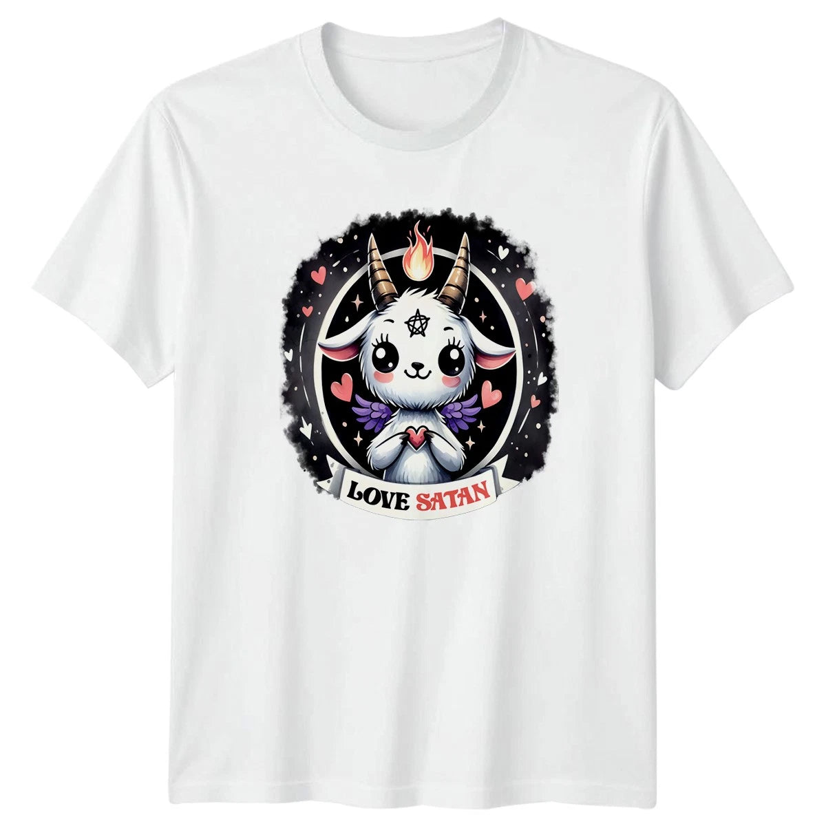 Love Satan T-Shirt Kawaii Goth Aesthetic Gift For Him And Her