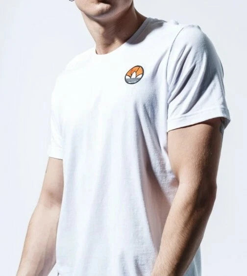 Men's Adidas NB MINI EMB TEE White Tshirt