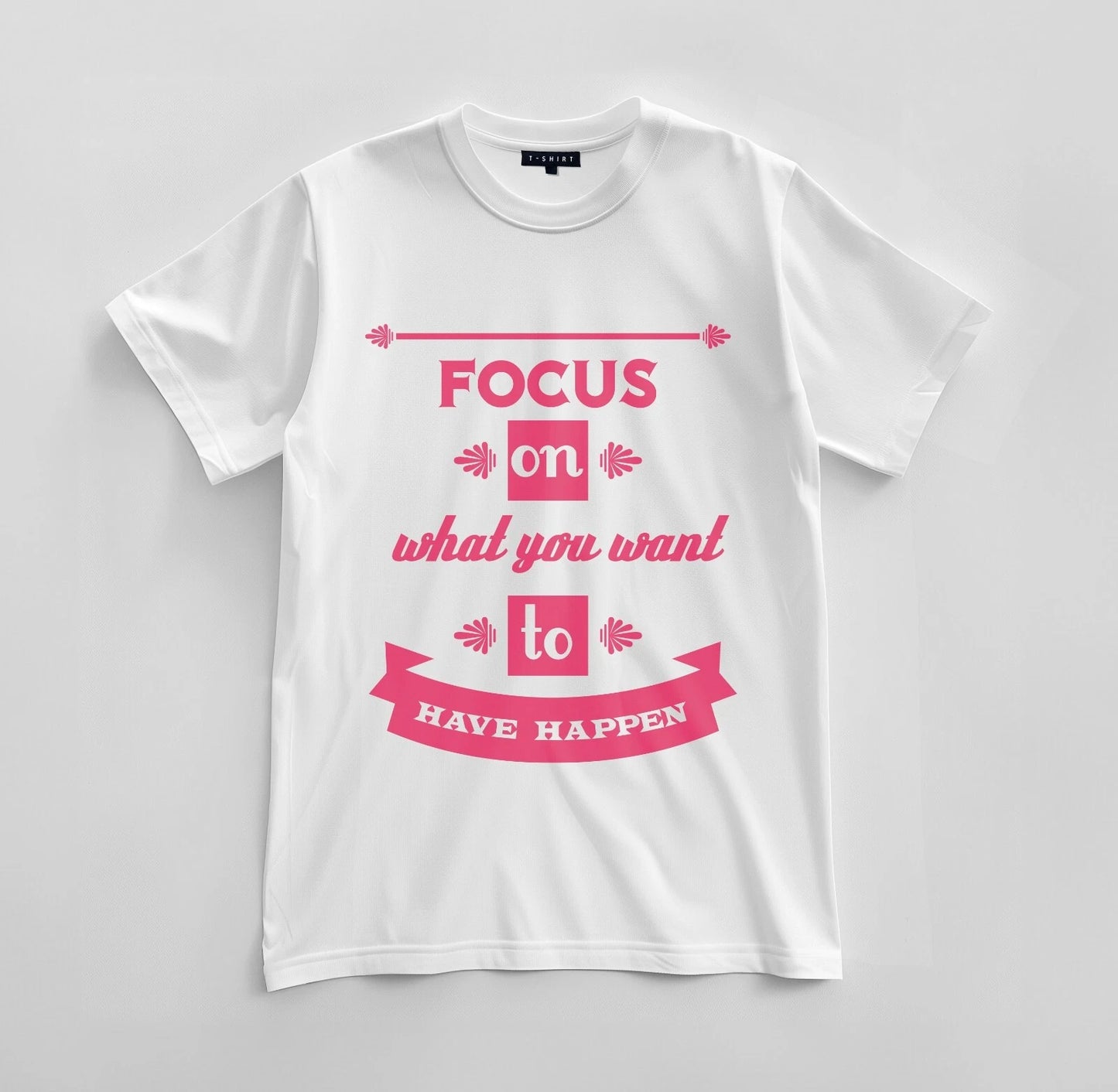 Custom Focus Forward Graphic T-shirt Design Unisex Jersey Short Sleeve Tee