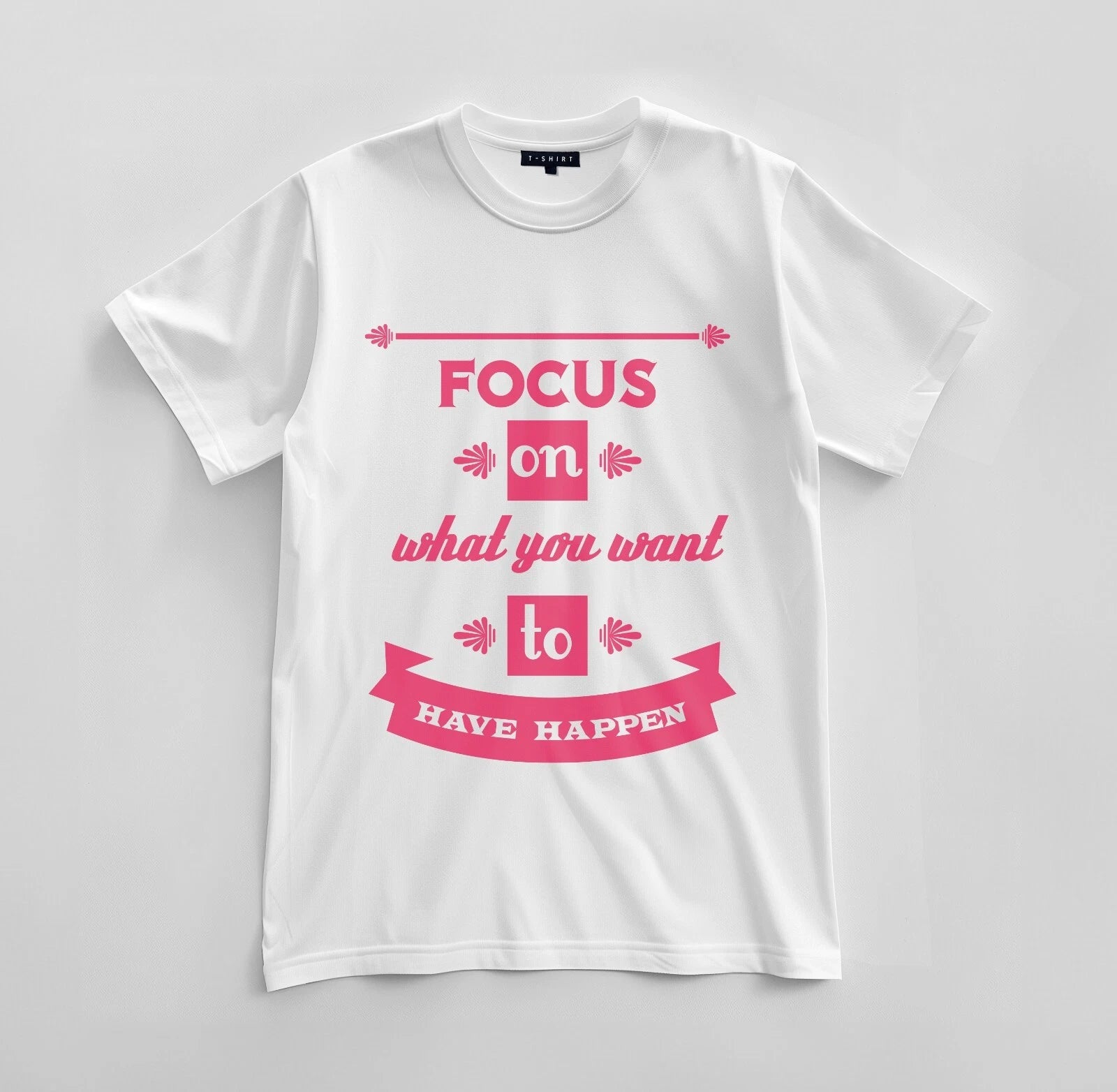 Custom Focus Forward Graphic T-shirt Design Unisex Jersey Short Sleeve Tee