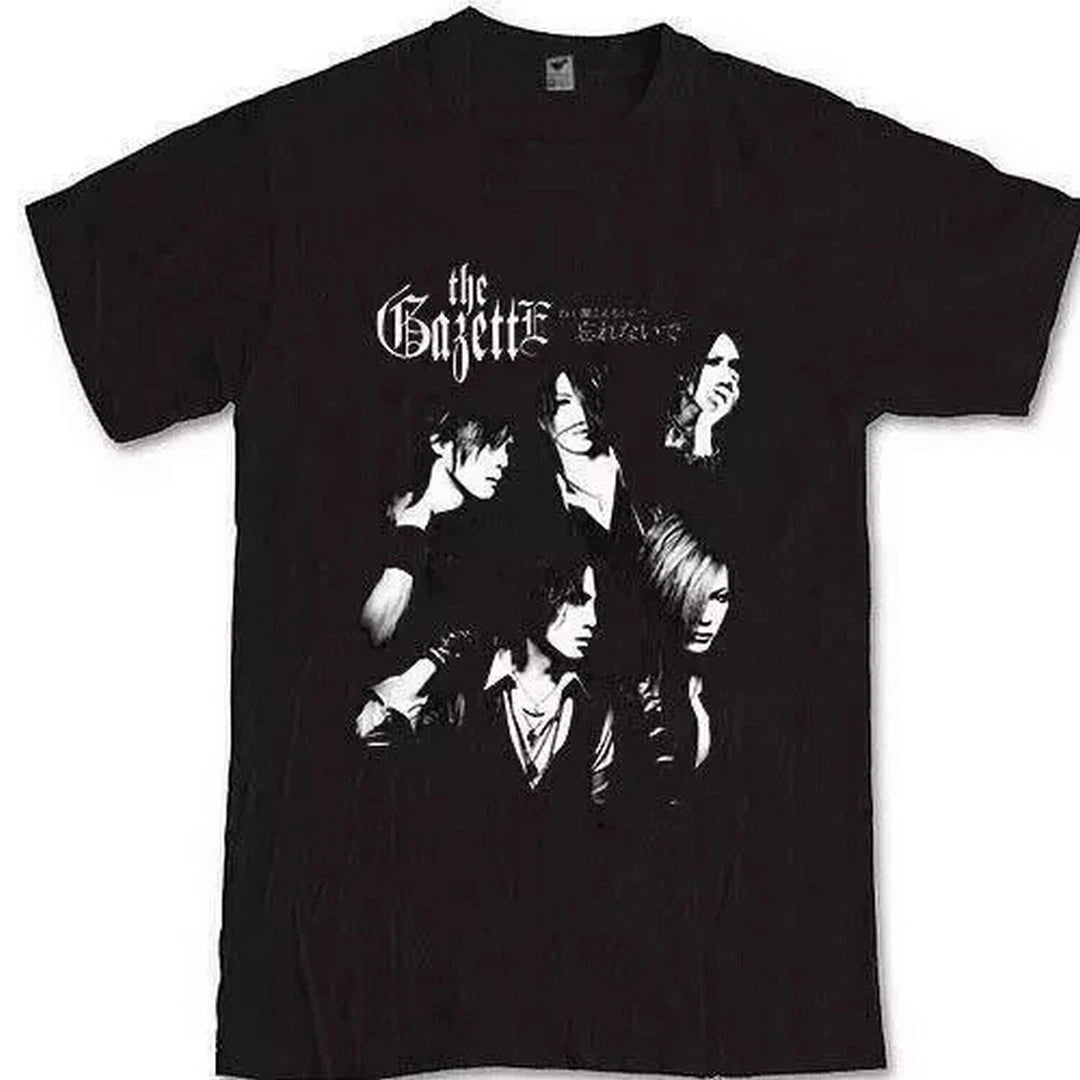 The Gazette Gazetto t-shirt Japanese visual kei cotton tee Unisex T-Shirt S-5XL