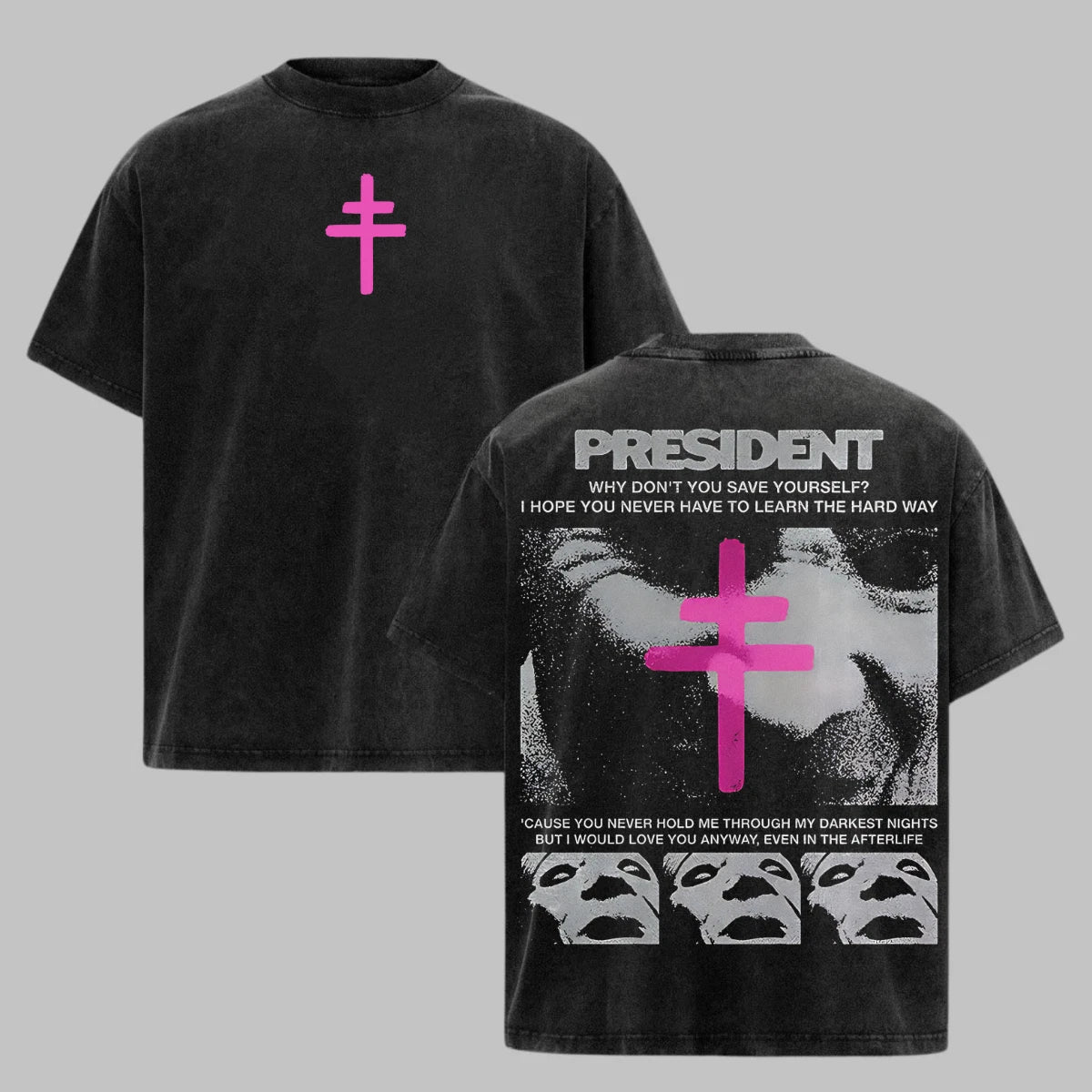 President Band Shirt Heavy Cotton Oversized Tee Rock Music Lover Gift For Fans