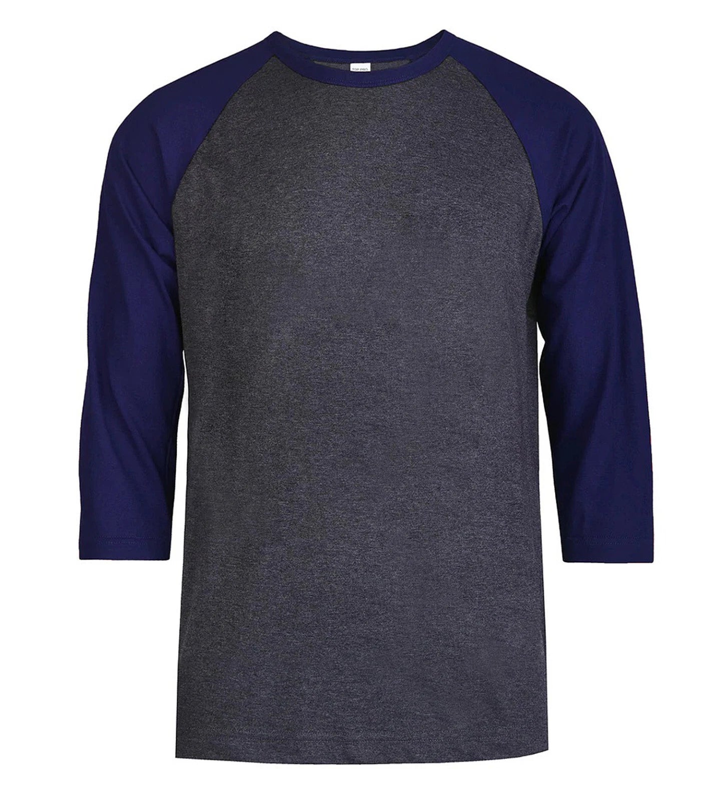 Men's Baseball T-Shirt Jersey Tee 3/4 Sleeve Premium Cotton Raglan Two Tone