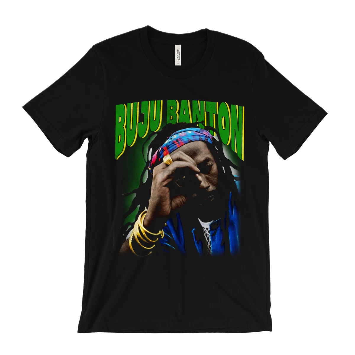 Buju Banton t-shirt - Jamaican reggae dancehall musician - 90s rap vntg tee