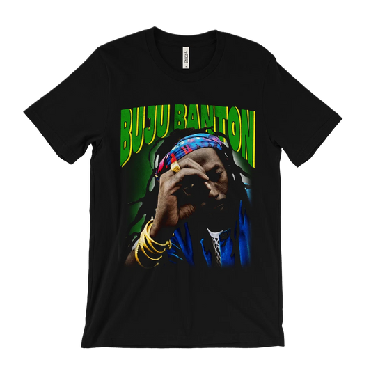 Buju Banton t-shirt - Jamaican reggae dancehall musician - 90s rap vntg tee