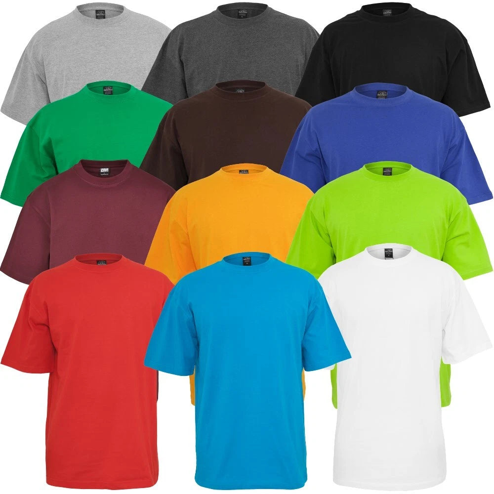 Urban Classics Tall Tee Men T-shirt Long Men Oversize Sizes S- 6XL Basic