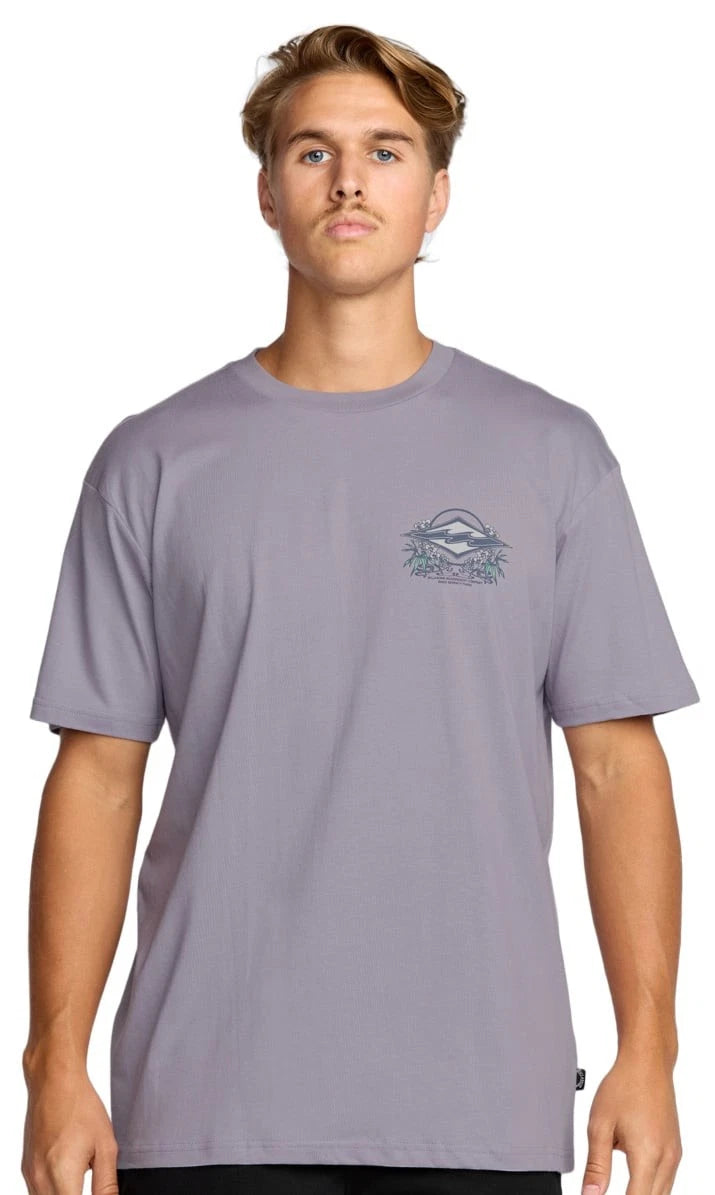 Billabong Jaybay Premium SS T-Shirt - Light Purple - New