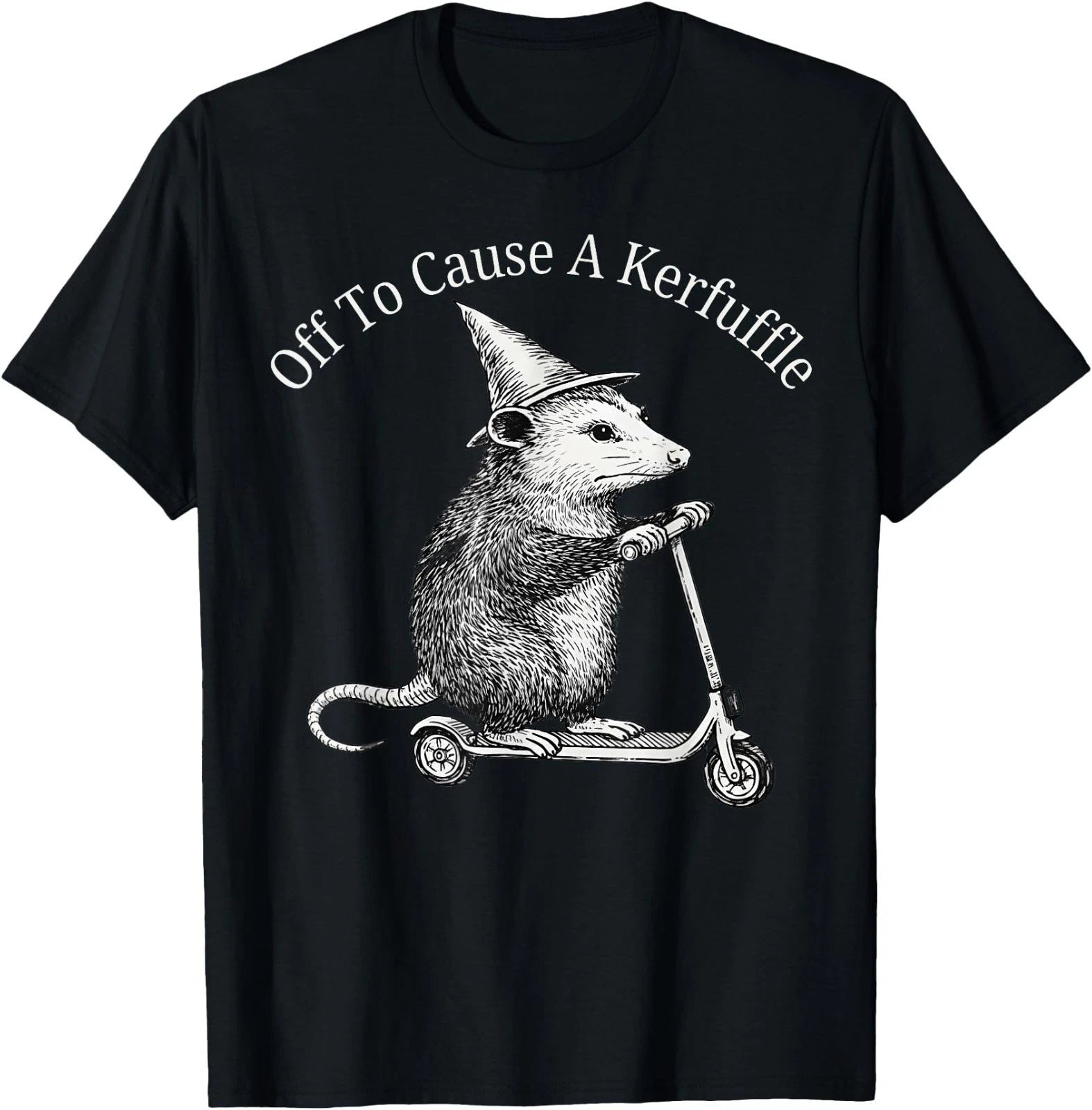 Possum Off to Cause A Kerfuffle T-Shirt, UNISEX Tee