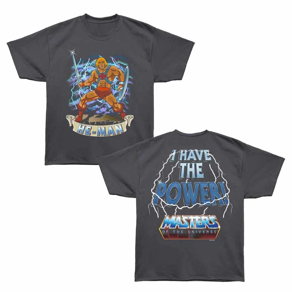 Masters Of The Universe - I Have The Power - Bronx Oversized T-Shirt Gray