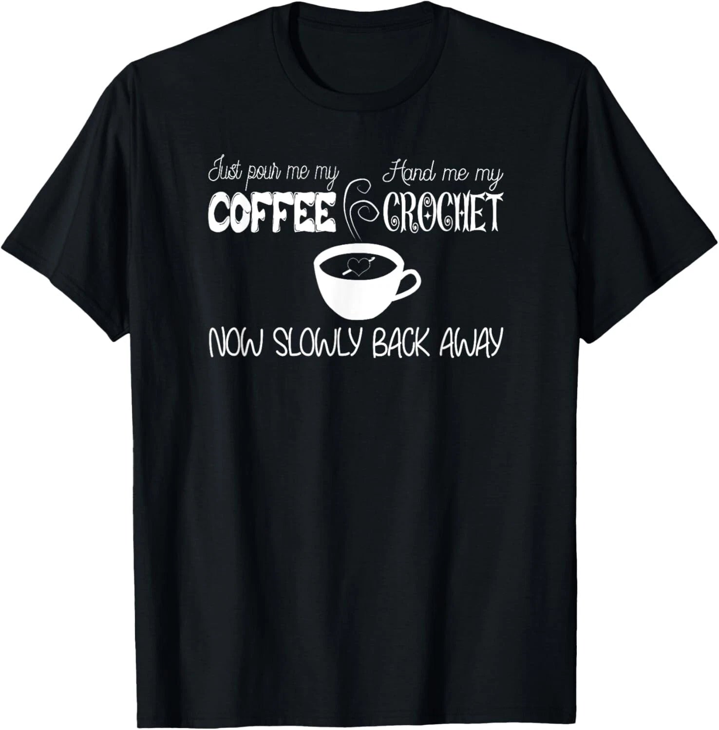 Funny Love Coffee _ Crochet Tee Gift Unisex T-Shirt