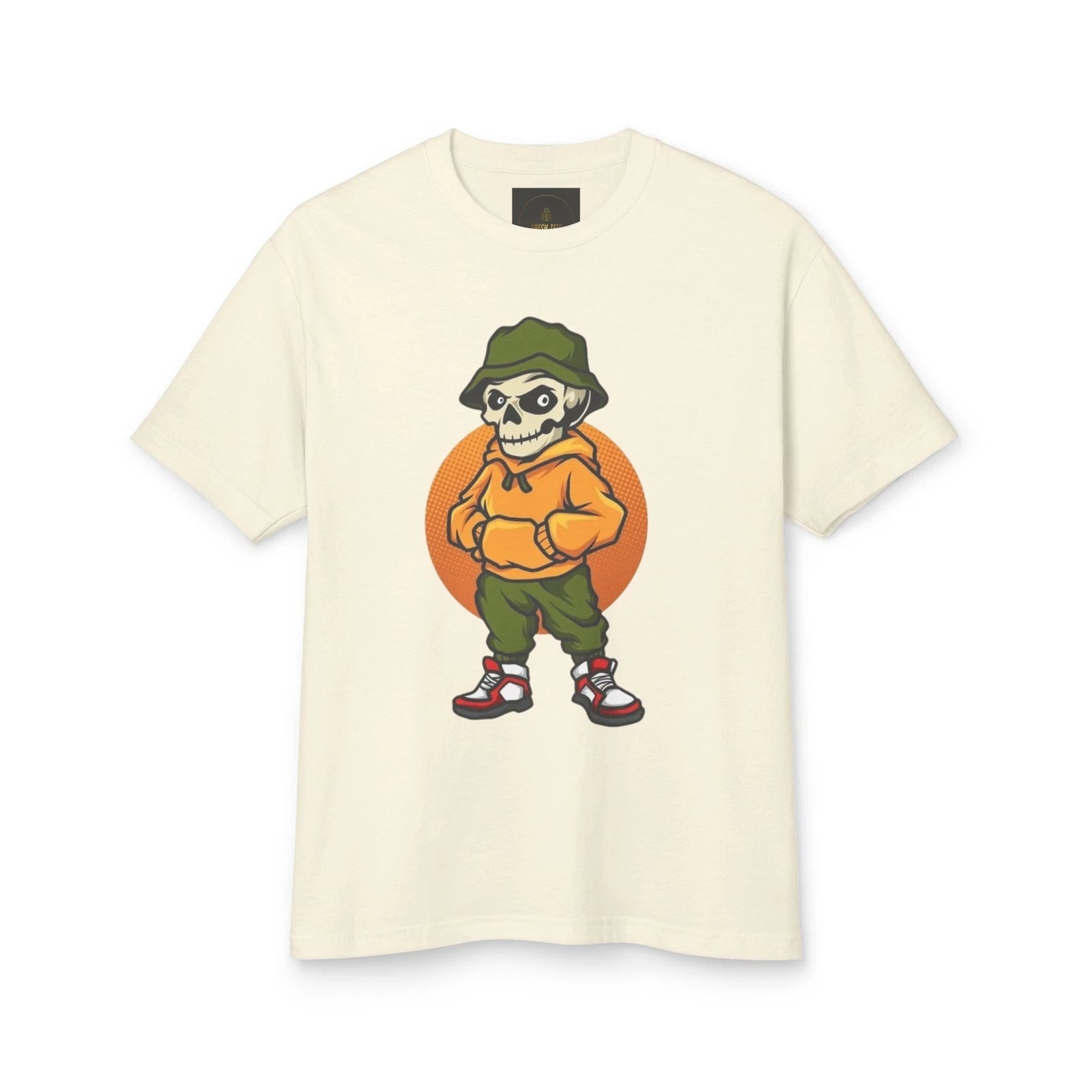 Skeleton Street Tee, Urban Skeleton Graphic Tee Shirt, Spooky Halloween T-Shirt,
