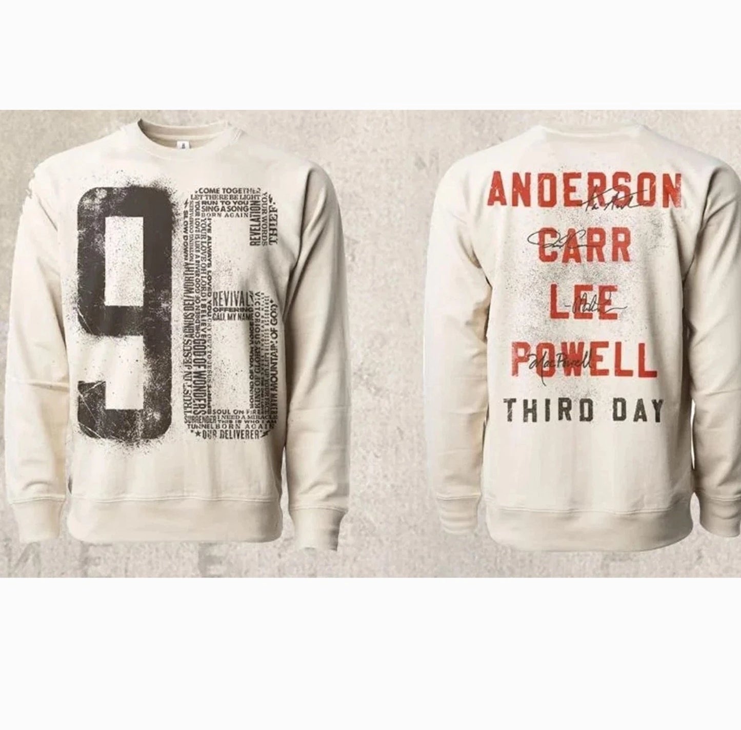 THIRD DAY - 30th Anniversary Tour 2026 Sweater reprint
