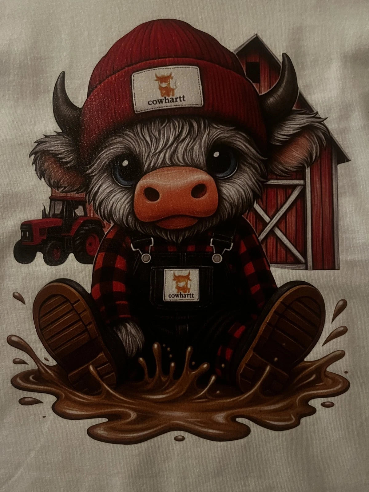 Toddler 4T (cowharrt) custom t-shirt