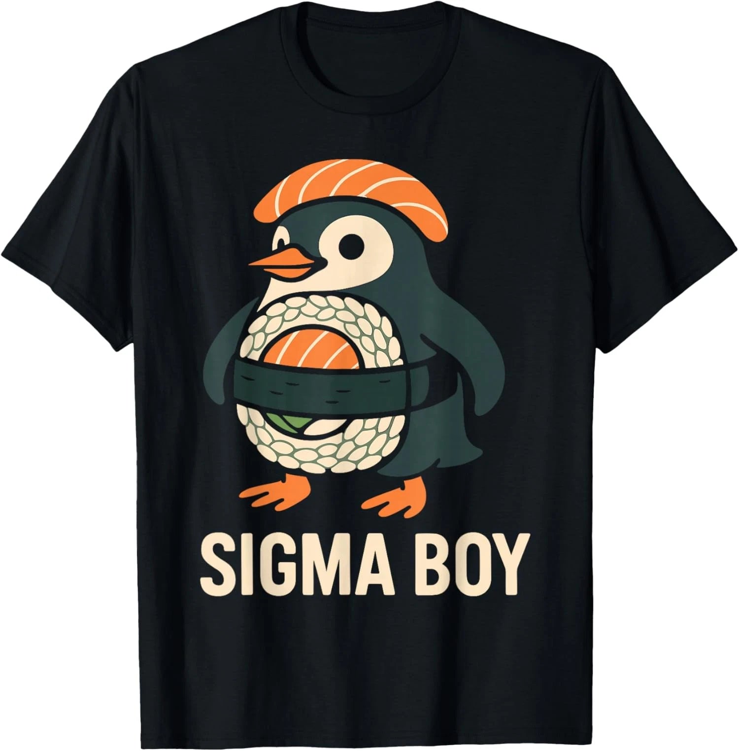 Sigma Boy Italian Brainrot Funny Meme Penguin Unisex T-Shirt
