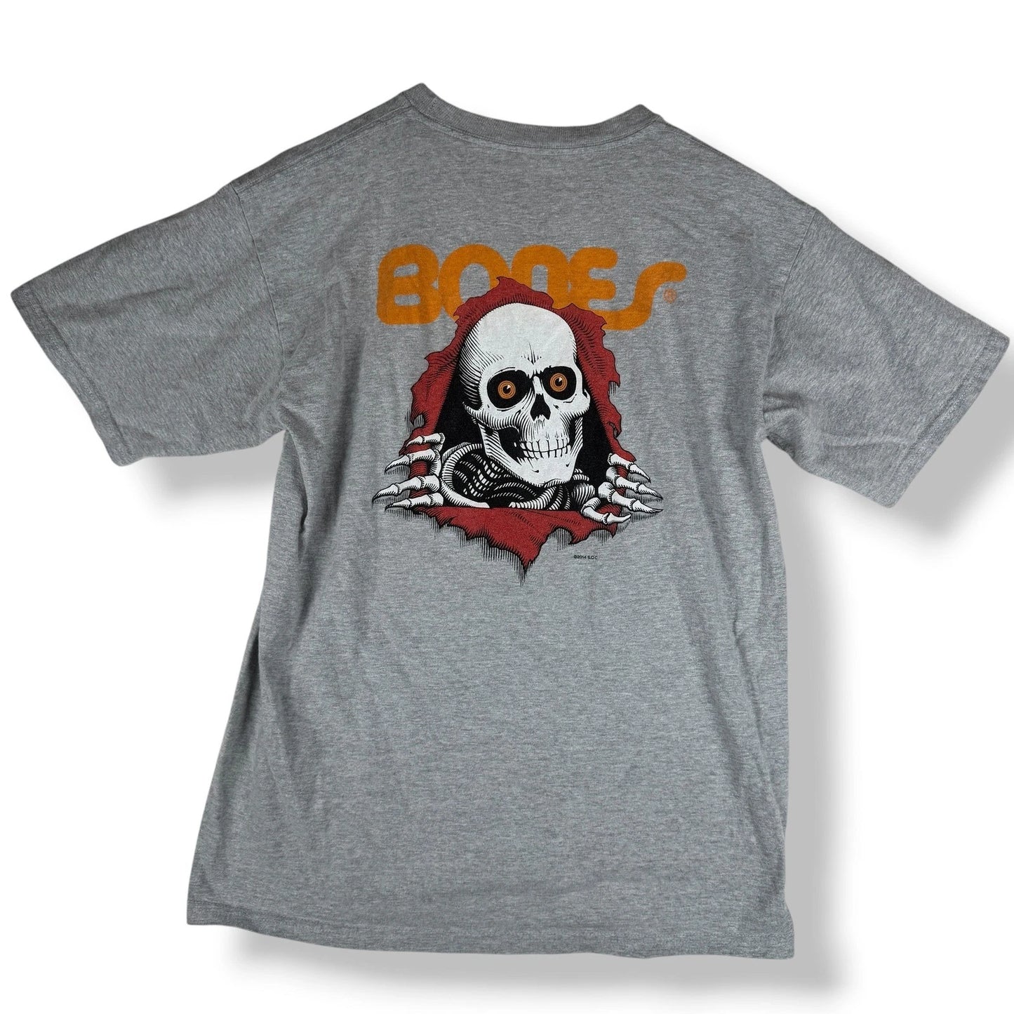 Powell Peralta Bones Ripper T Shirt Mens Size Medium Skate Streetwear Skull 2014