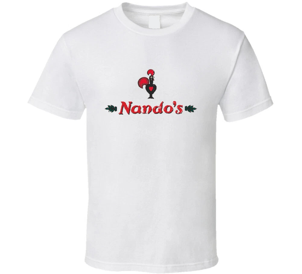 Nandos Fast Food Restaurant Distressed Look T Shirt