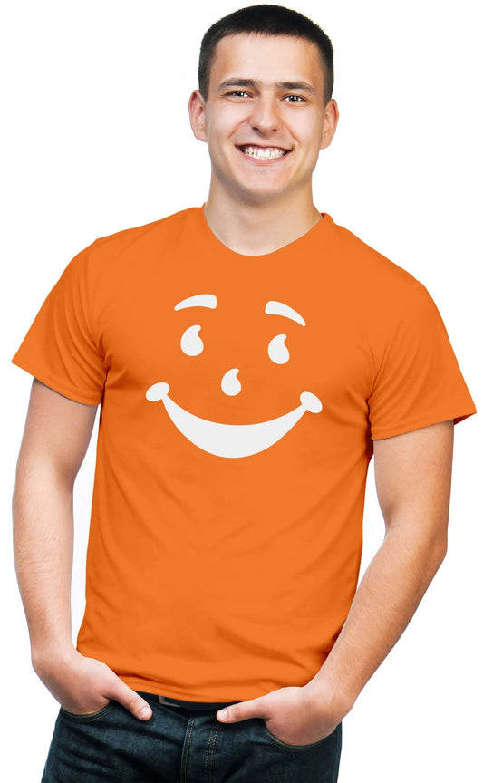 BSW Men's Cool-Aid Man Face Oh Yeah! Juice Shirt