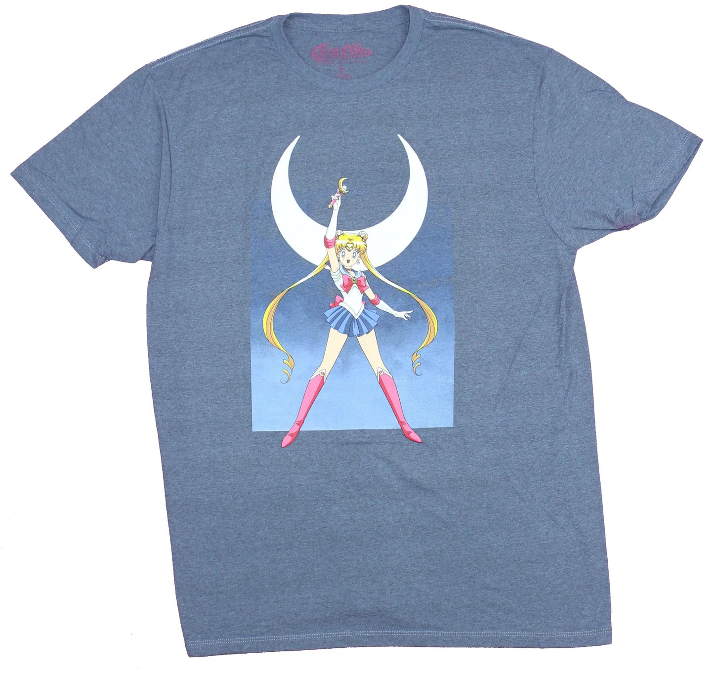 Sailor Moon Adult New T-Shirt -Power of The Moon Pose