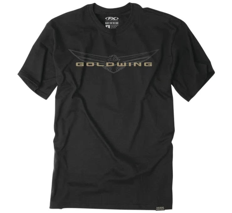Factory Effex Gold Wing Sketched T-Shirts Motorcycle ATV/UTV Street Bike PWC