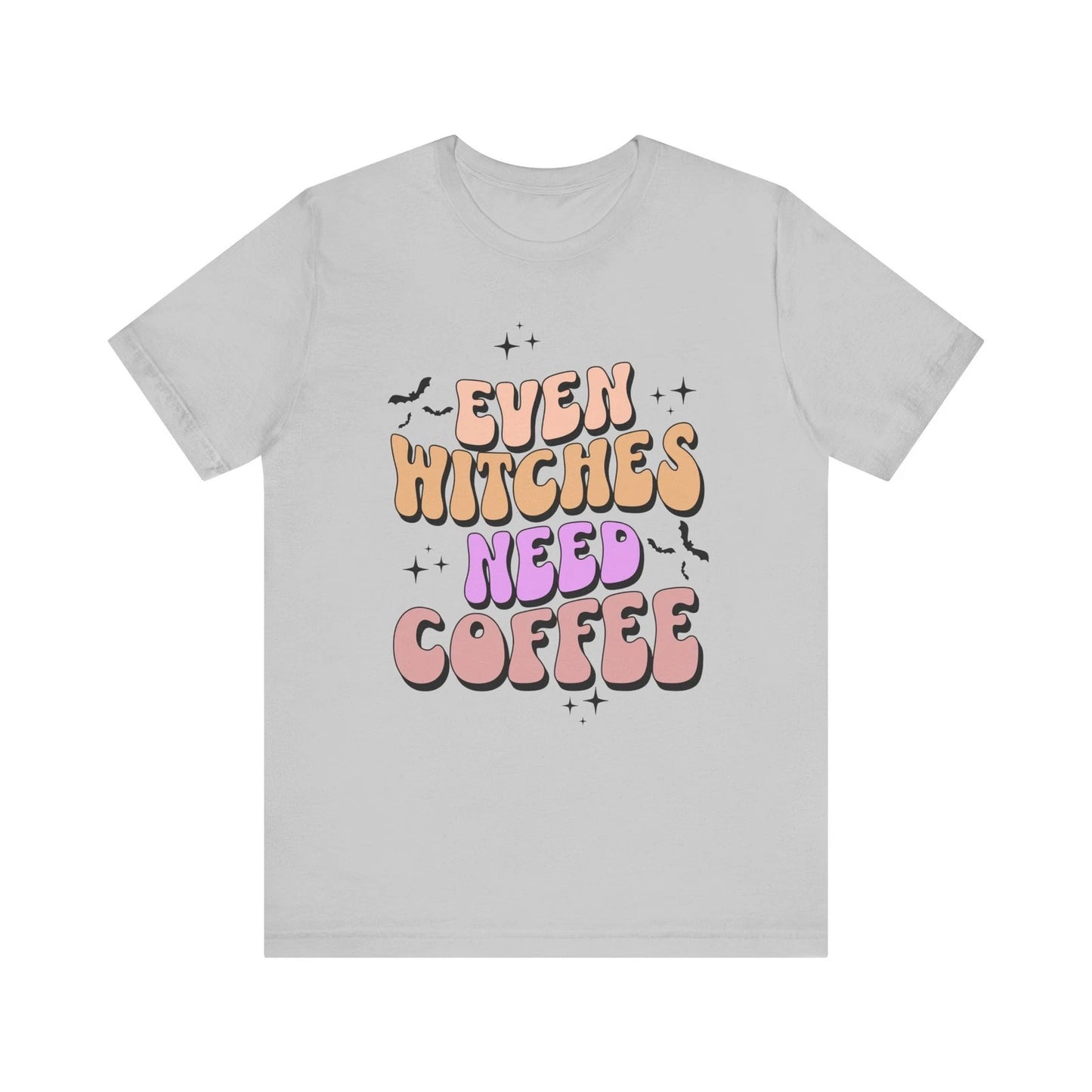 Coffee Lovers Halloween Tshirt, Women's Tee, Soft and Festive Shirt for Fall