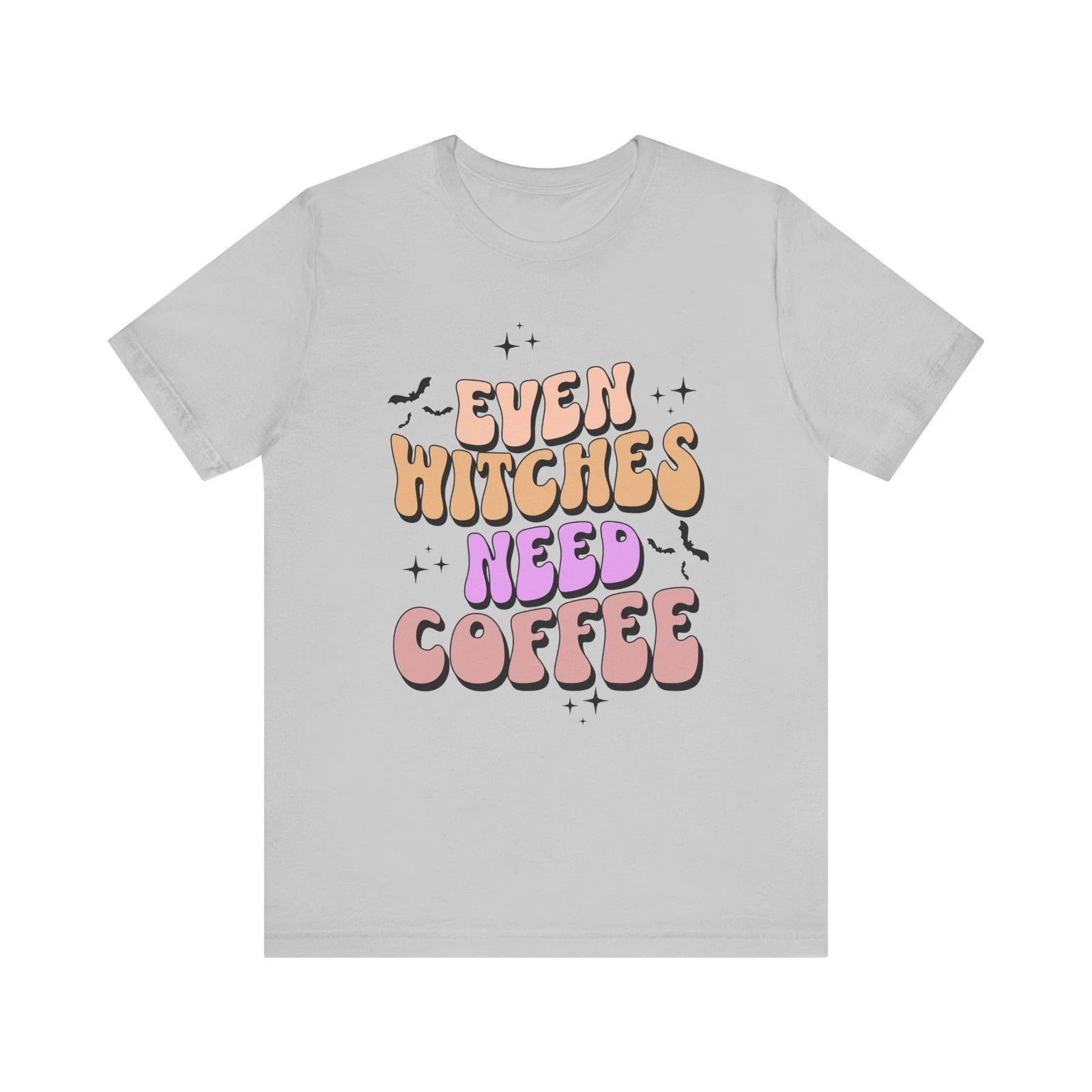 Coffee Lovers Halloween Tshirt, Women's Tee, Soft and Festive Shirt for Fall