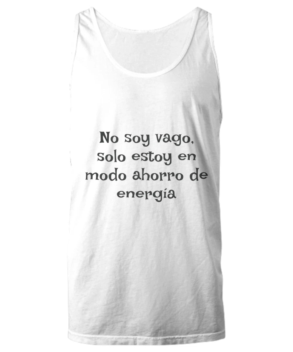 Funny Top design - I'm not lazy just recharging - Unisex Top  - Unisex Tank Top