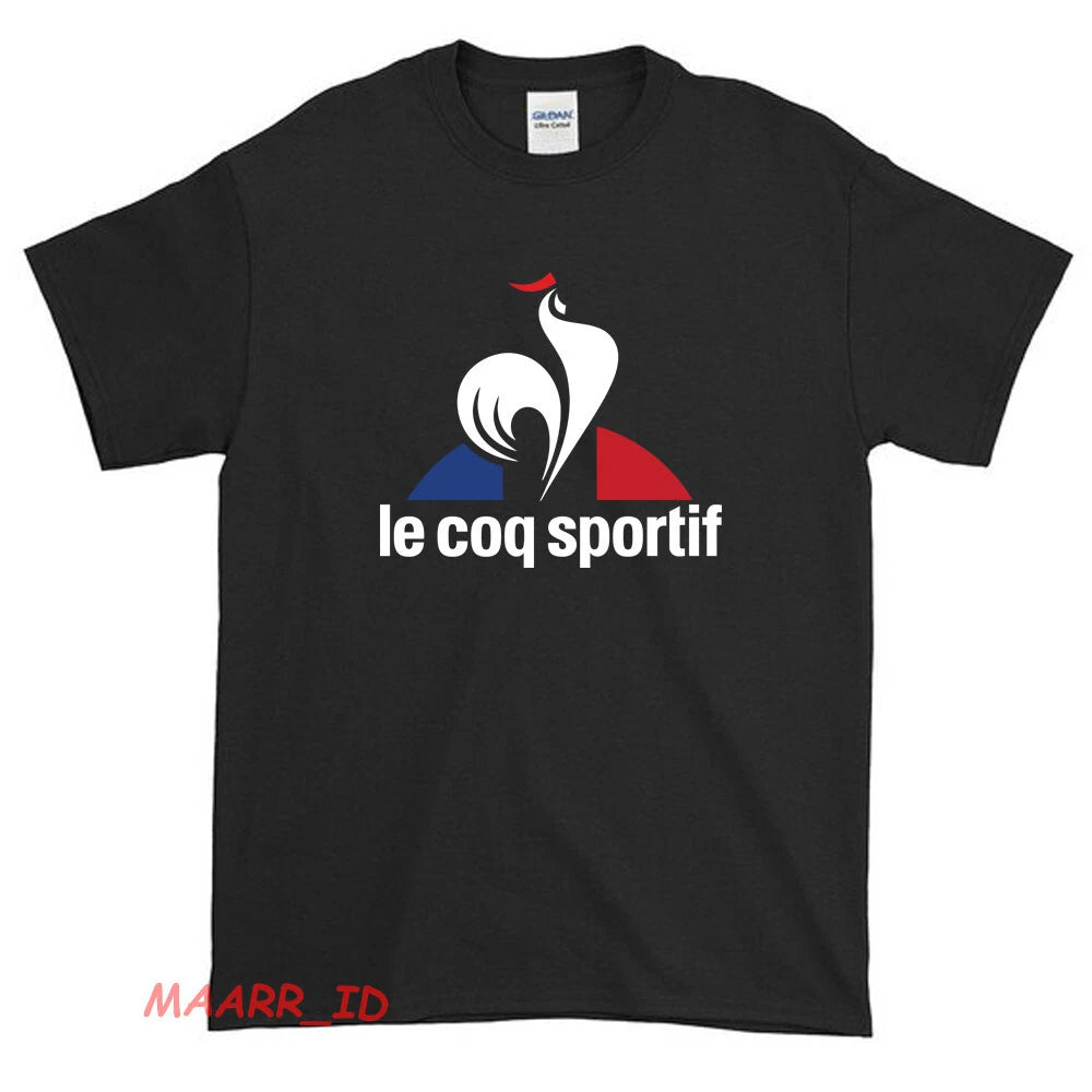 New Le Coq Sportif Logo American Funny T Shirt USA size S -XXL