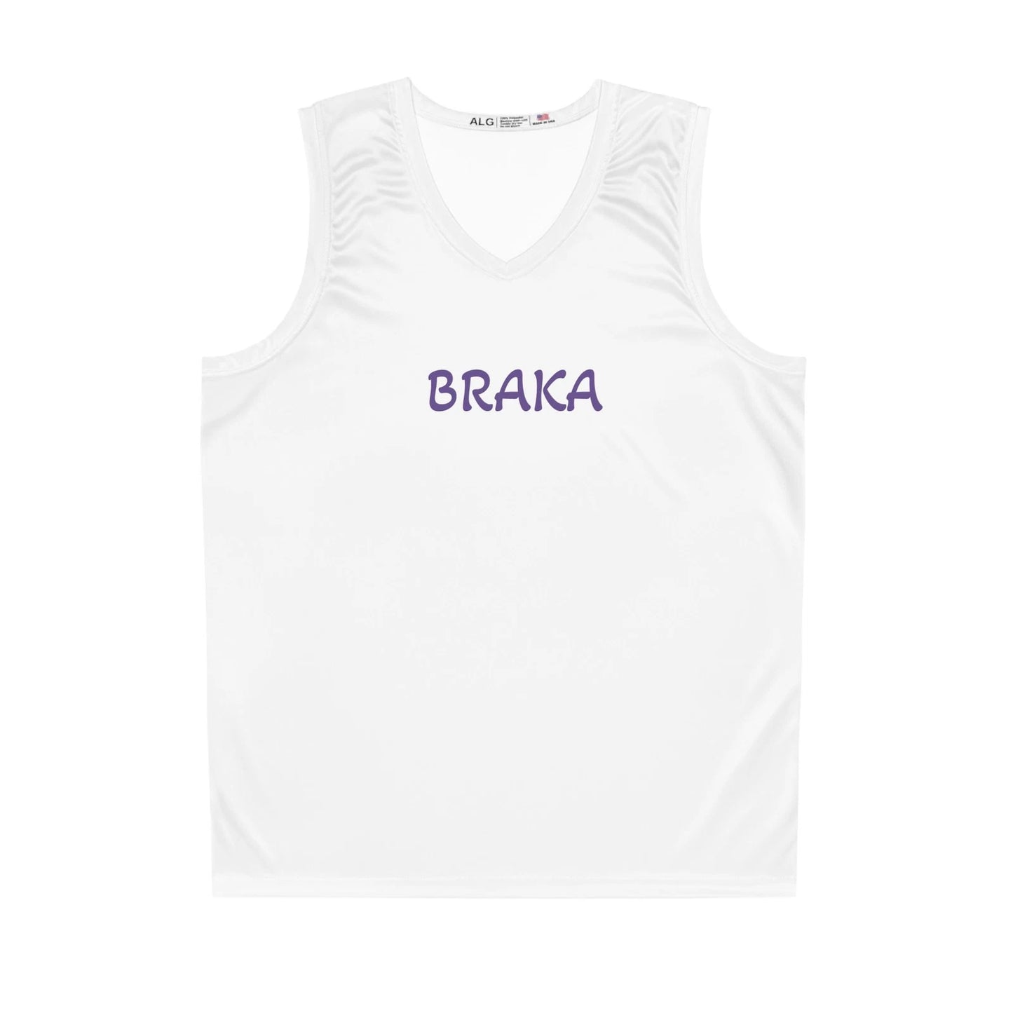 Braka Script Basketball Jersey | Custom Team Name