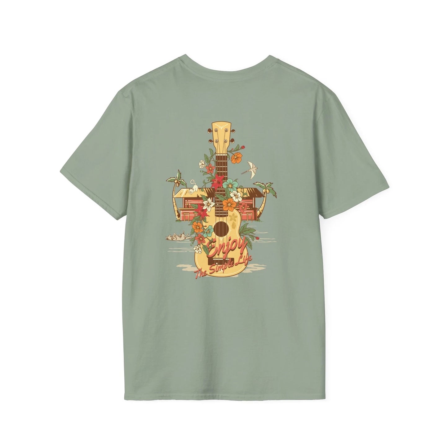 Enjoy The Simple Life Unisex Softstyle T-Shirt, Casual Tee, Gift for Music