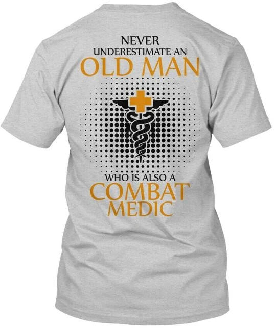 Combat Medic Tee T-Shirt Made in the USA Size S to 5XL