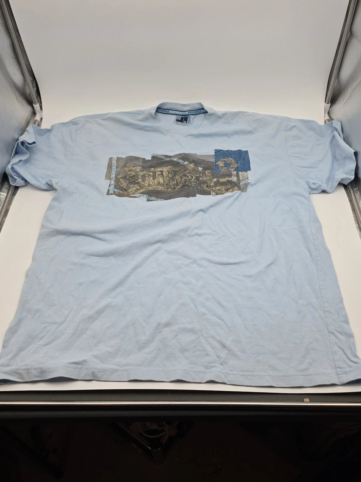 Vintage Y2K Southpole Blue Shirt Men's XL