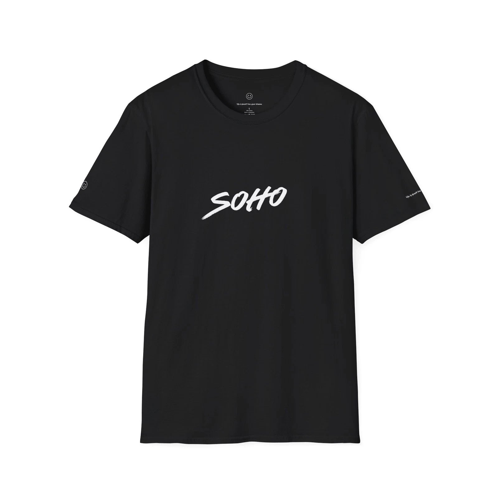 SOHO T-Shirt Minimalist Luxury Travel Tee Unisex Streetwear Casual Shirt