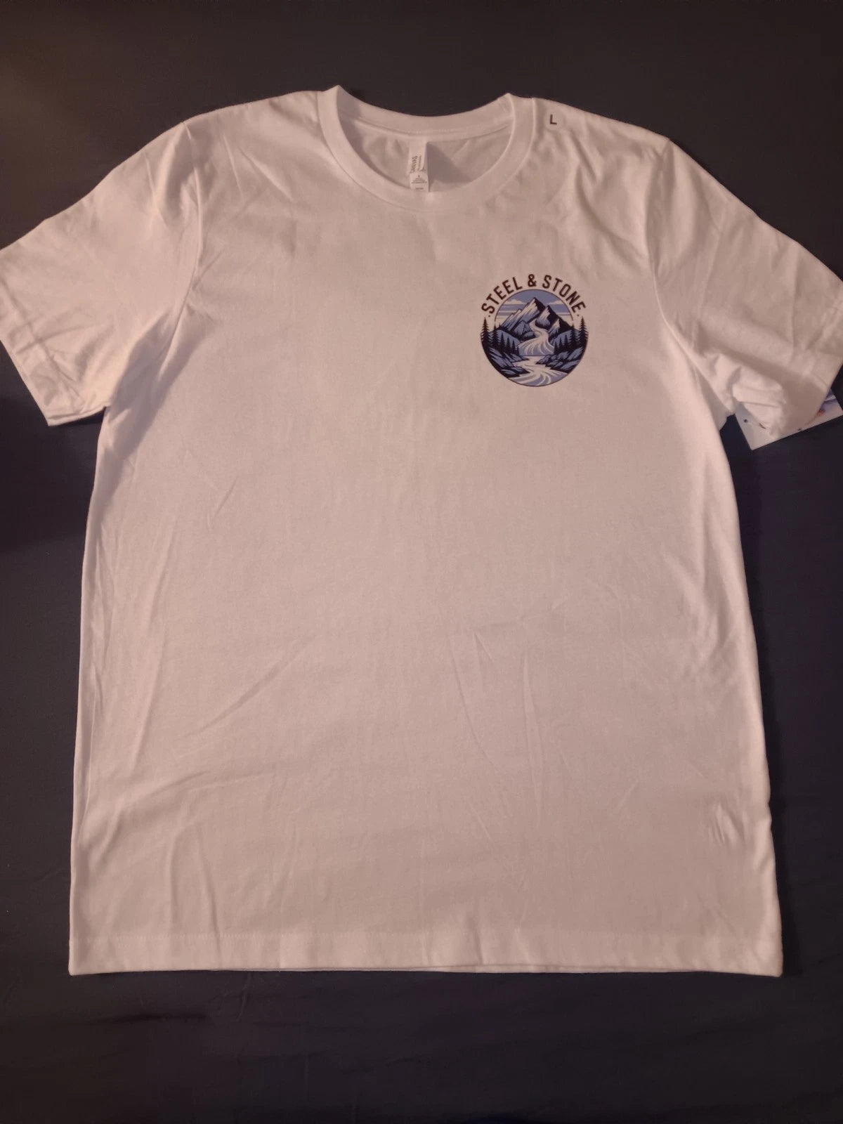 Custom Steel & Stone Clothing Co T-shirt  Size LARGE