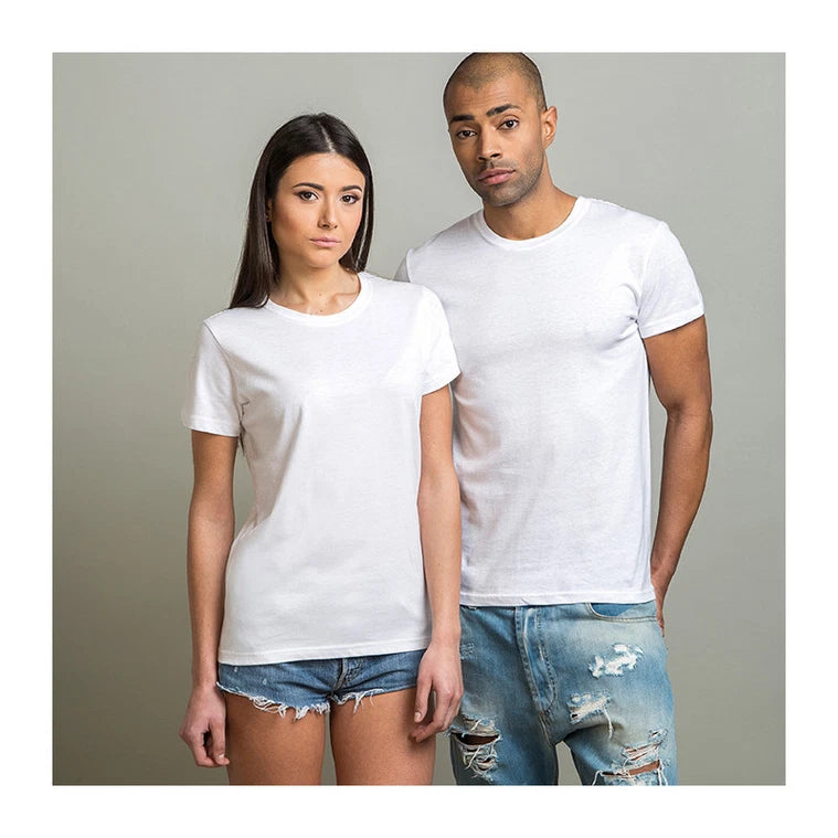T-shirt UNISEX Mod. FREEDOM WHITE Customizable T-Shirts with Logos