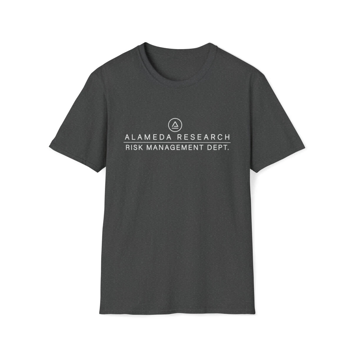 Alameda Research Risk Management T-Shirt Funny Crypto Tee Cryptocurrency Humor