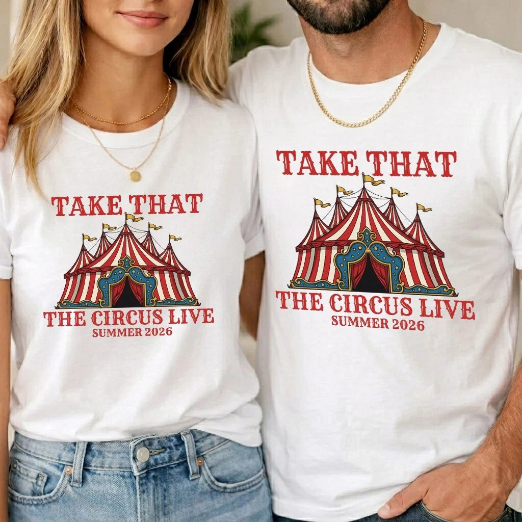 Take That The Circus T shirt Live Tour Inspired Unisex Adults Kids Tee Top