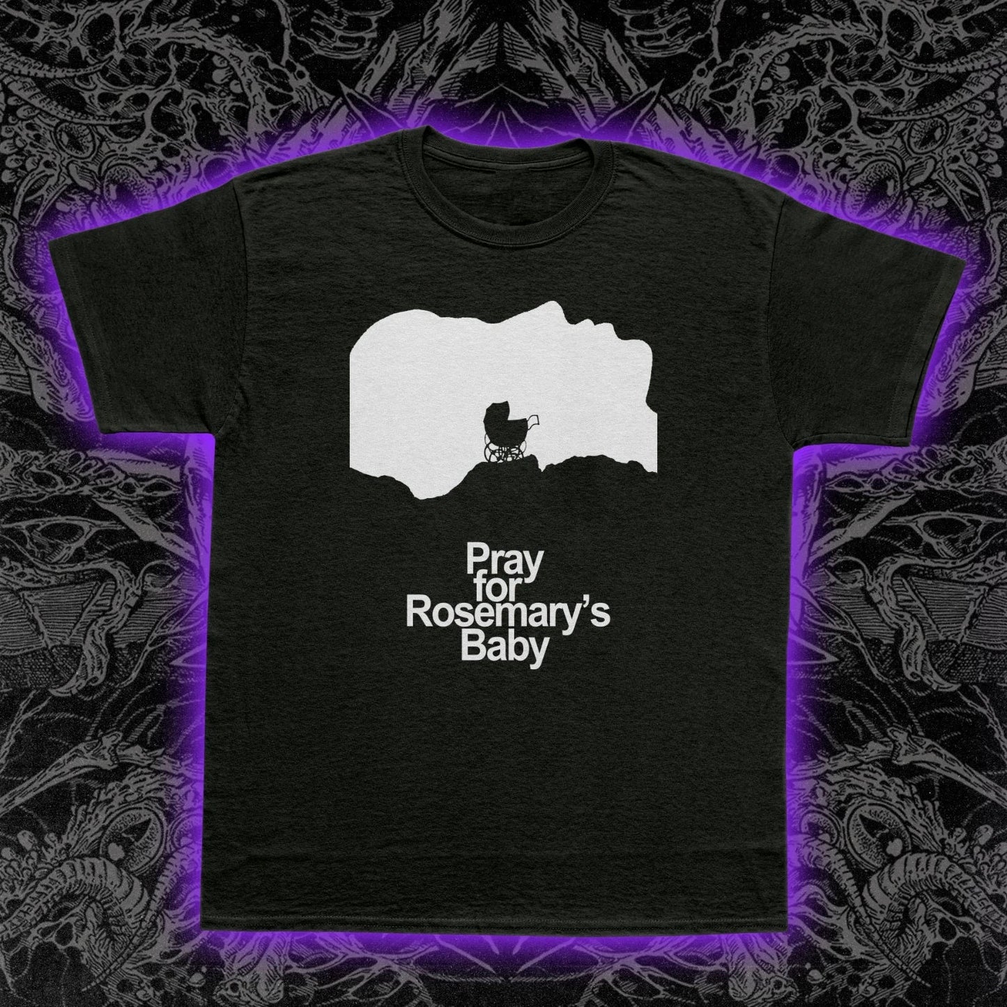 Rosemary’s Baby T-Shirt Classic 1968 Psychological Horror Cult Film Tee