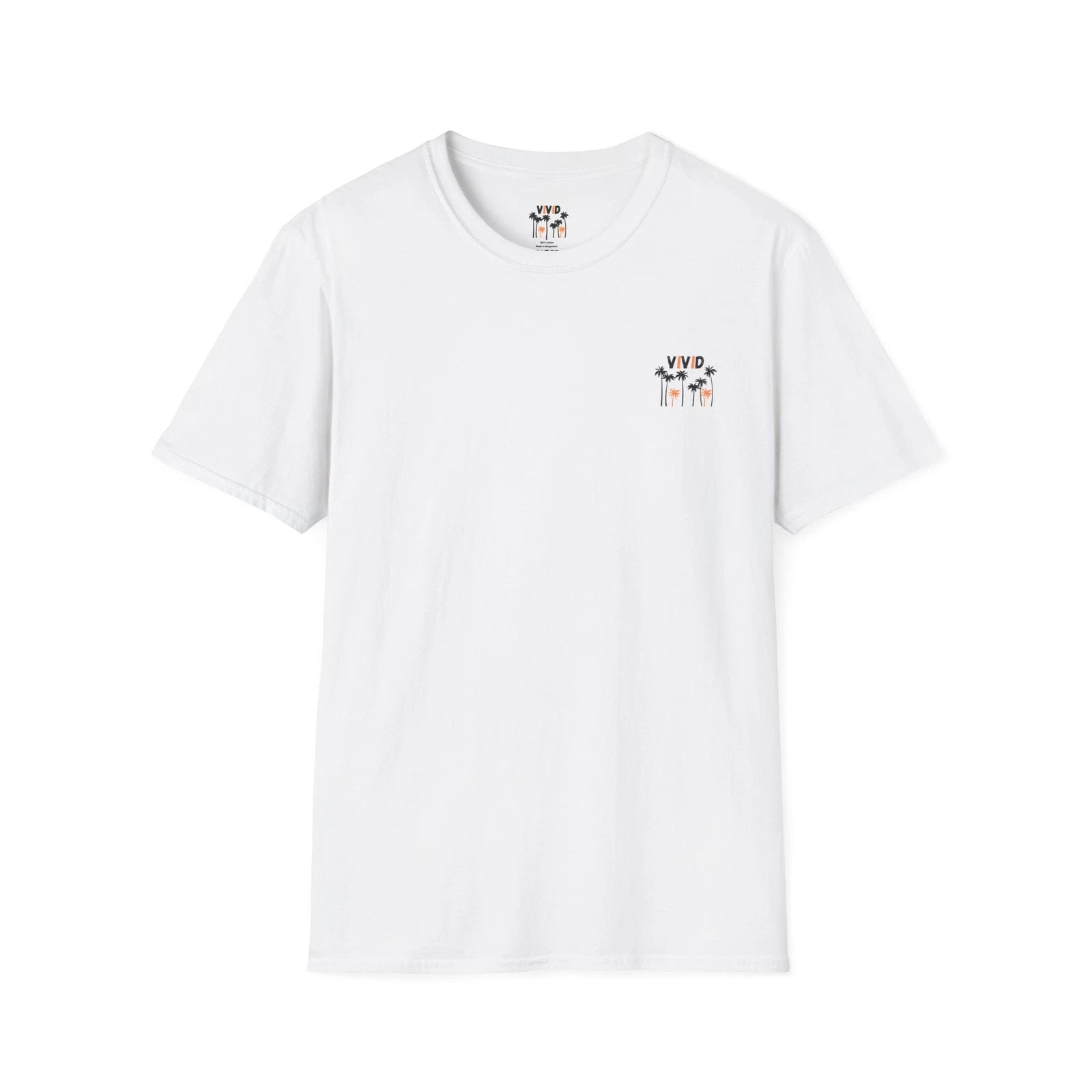 Vivid Summer T-Shirt, Beachwear Style Gift Tee, Unisex Softstyle Top