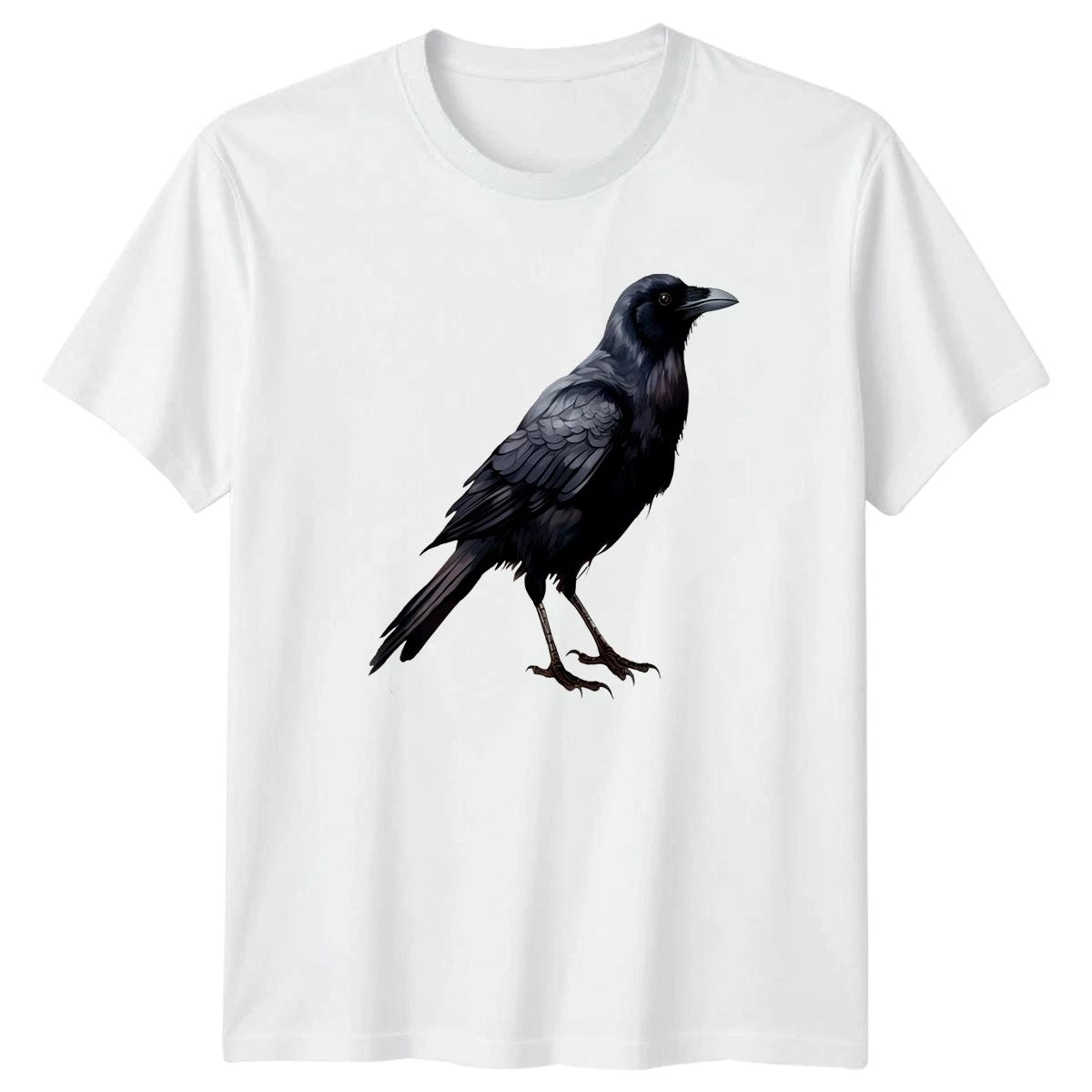 Black Crow T-Shirt Gothic Halloween Gift For Him And Her