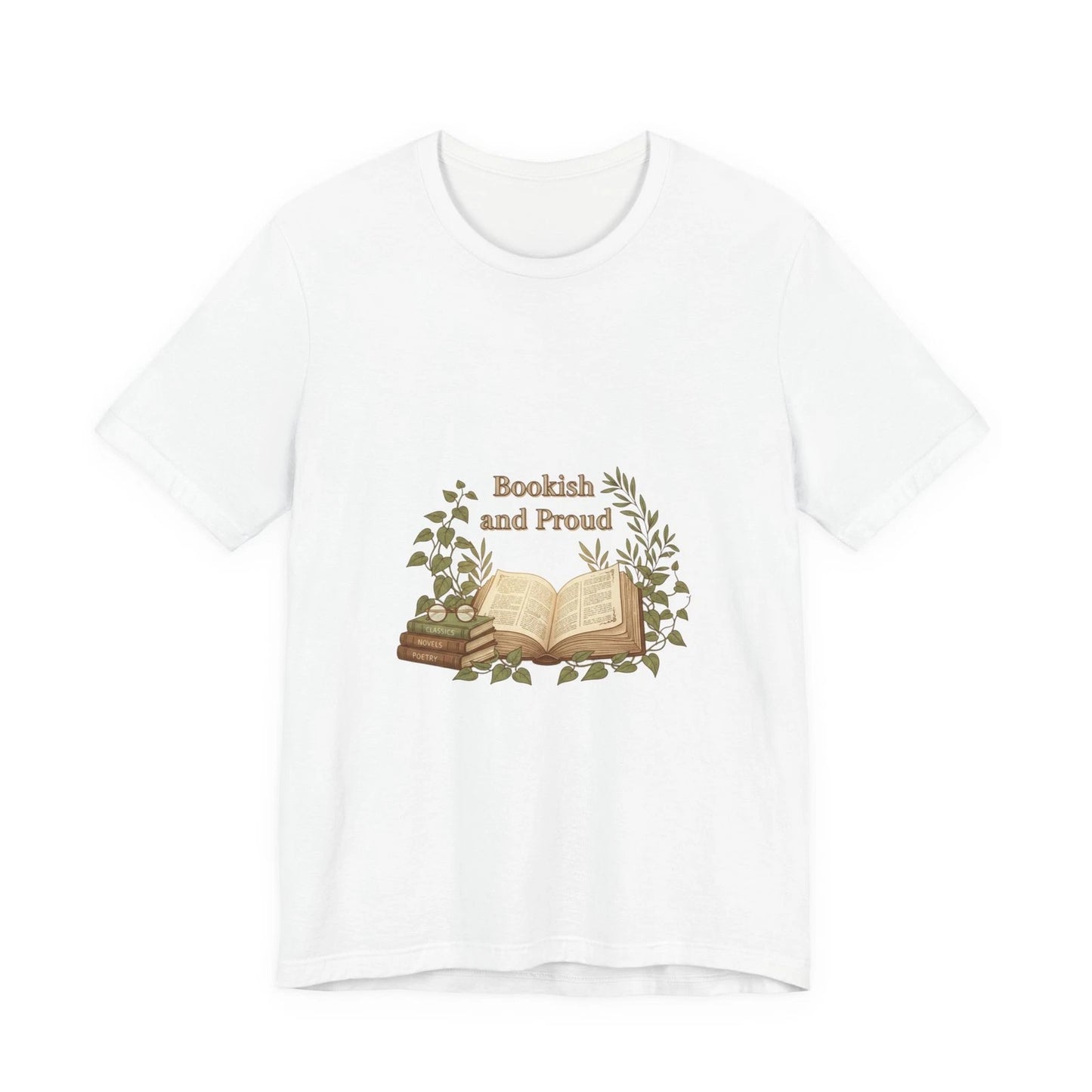 Bookish and Proud Tee | booklover shirt, reading aesthetic