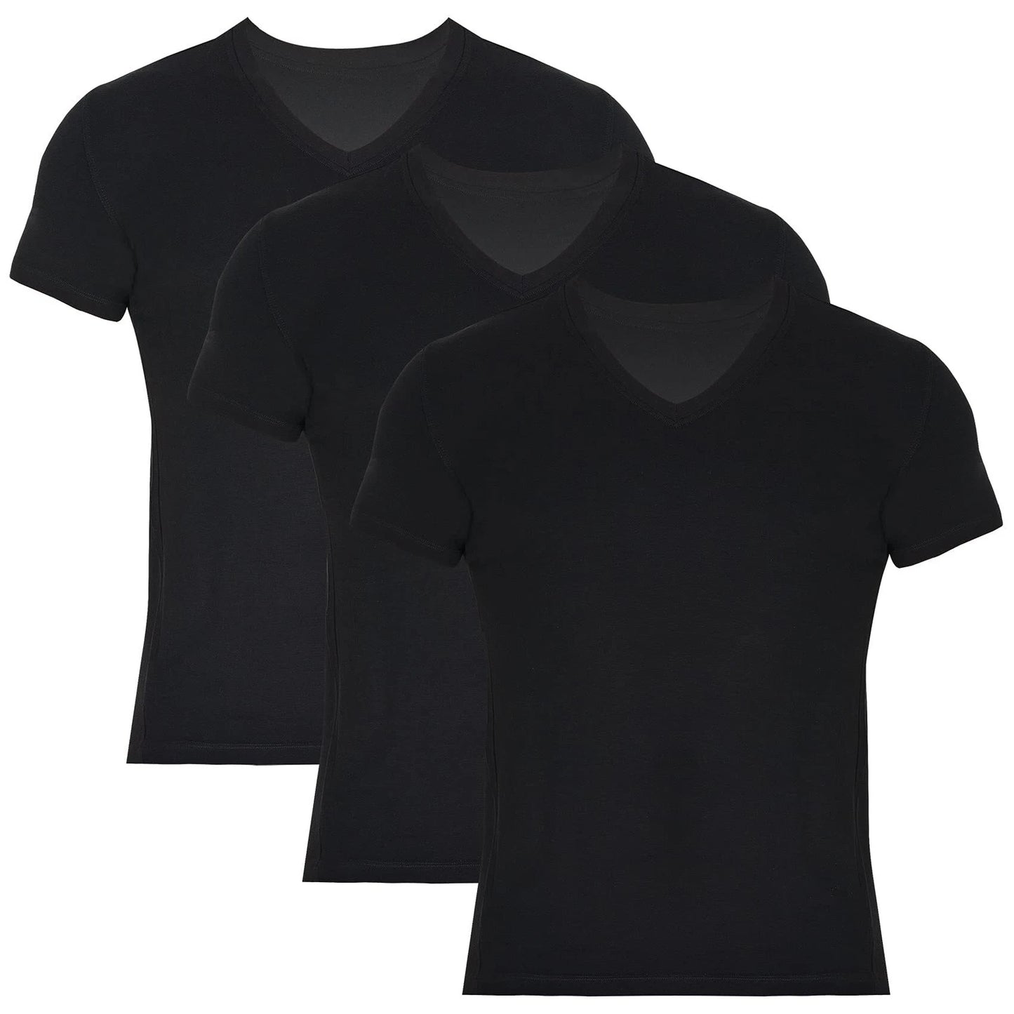 Men’s Bamboo V-Neck Undershirts 3-Pack