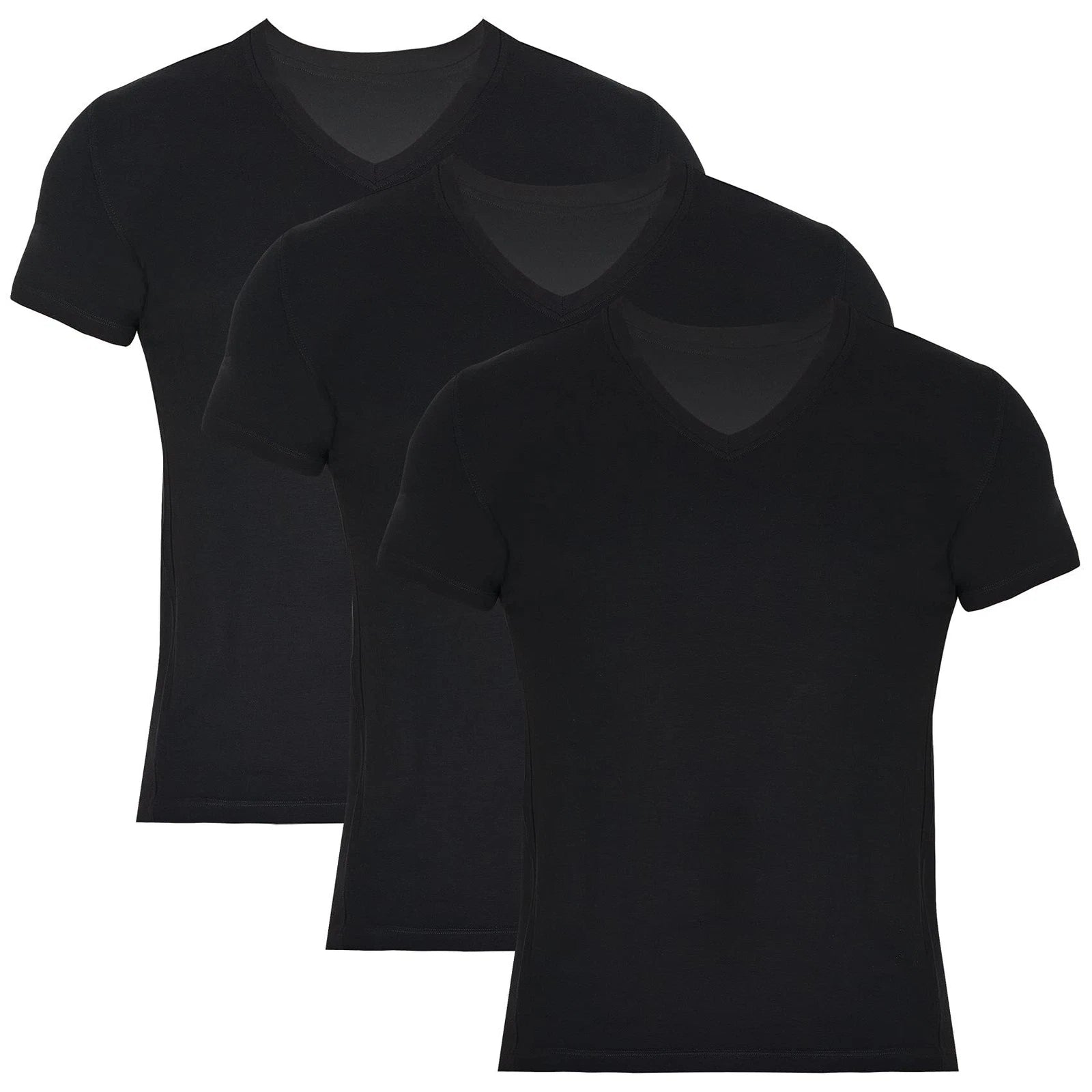 Men’s Bamboo V-Neck Undershirts 3-Pack