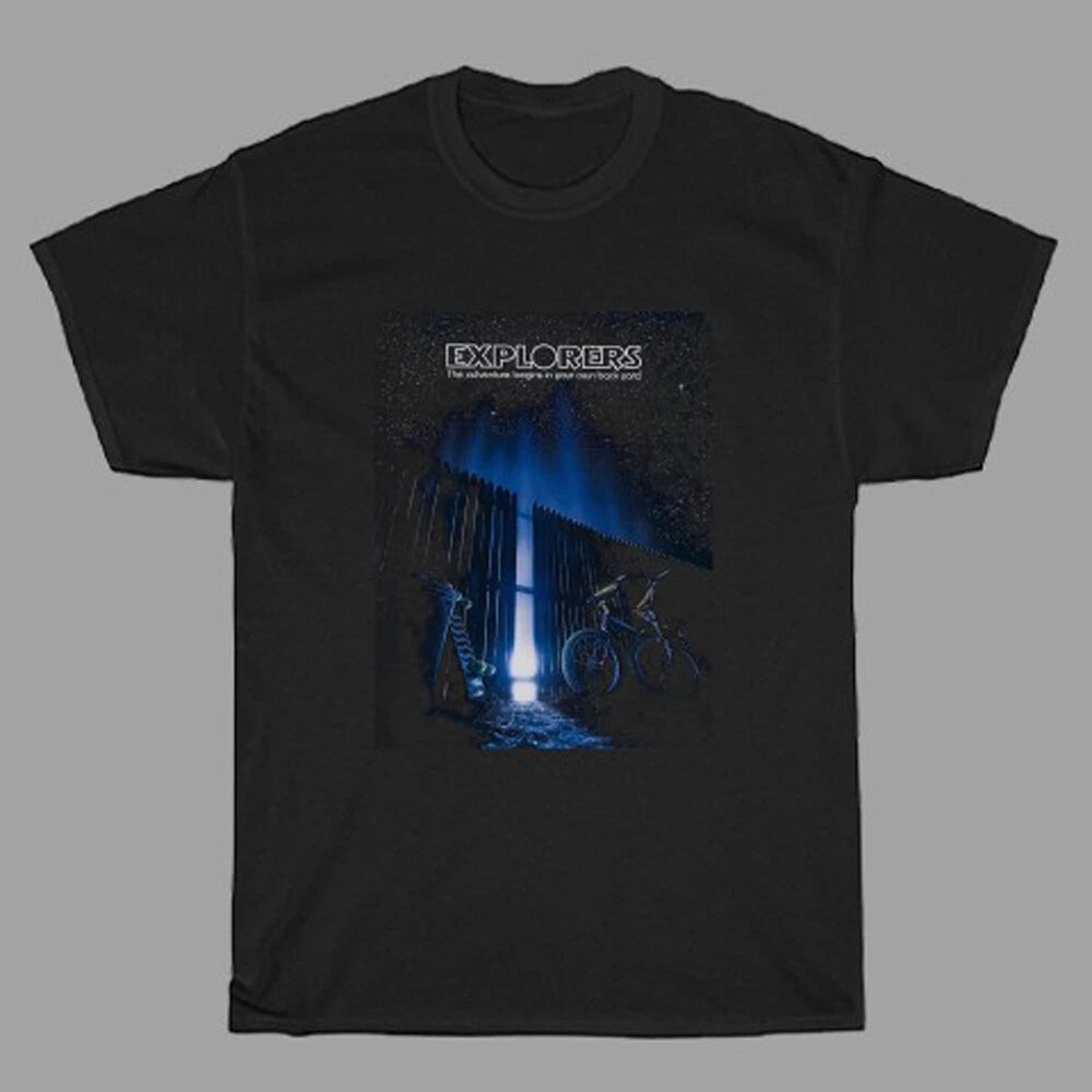 Explorers Retro 80s Movie Men's Black Size S to 3XL