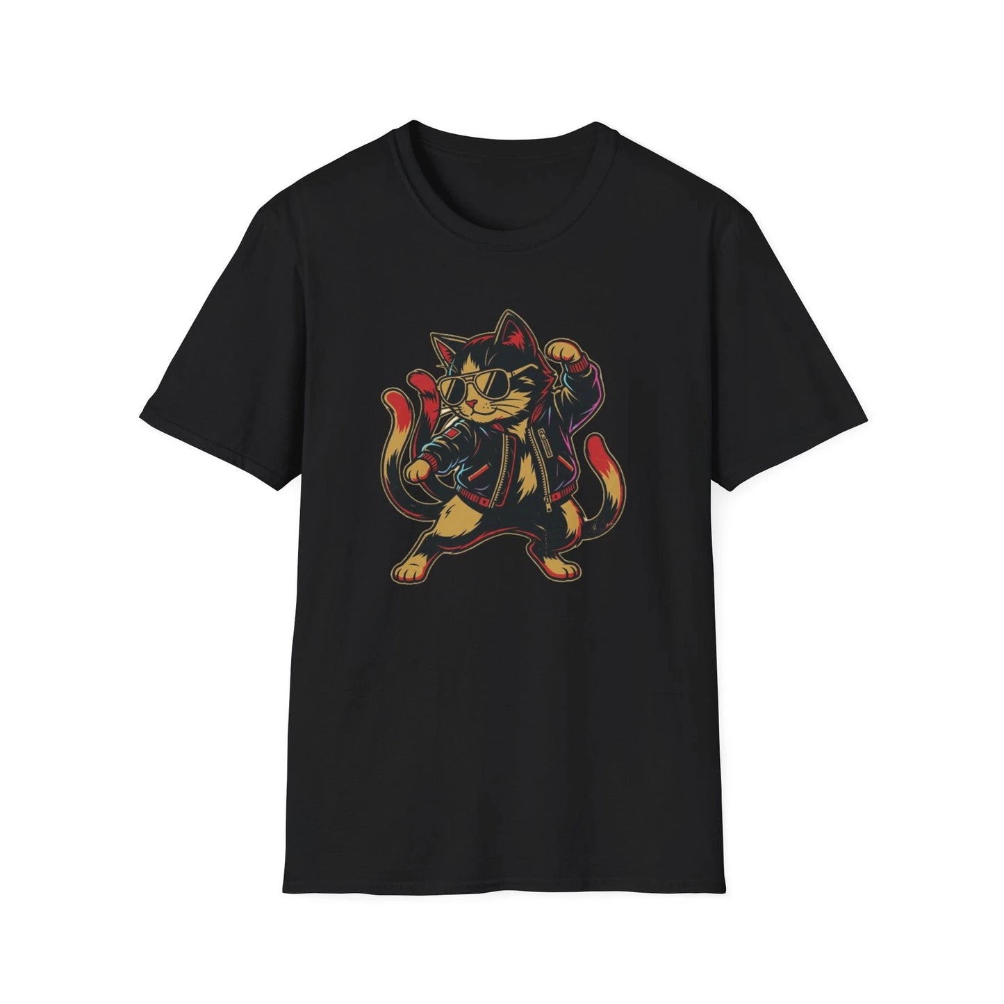Maneki Neko T-Shirt | Japanese Lucky Cat Tee Kawaii Streetwear Gift Unisex