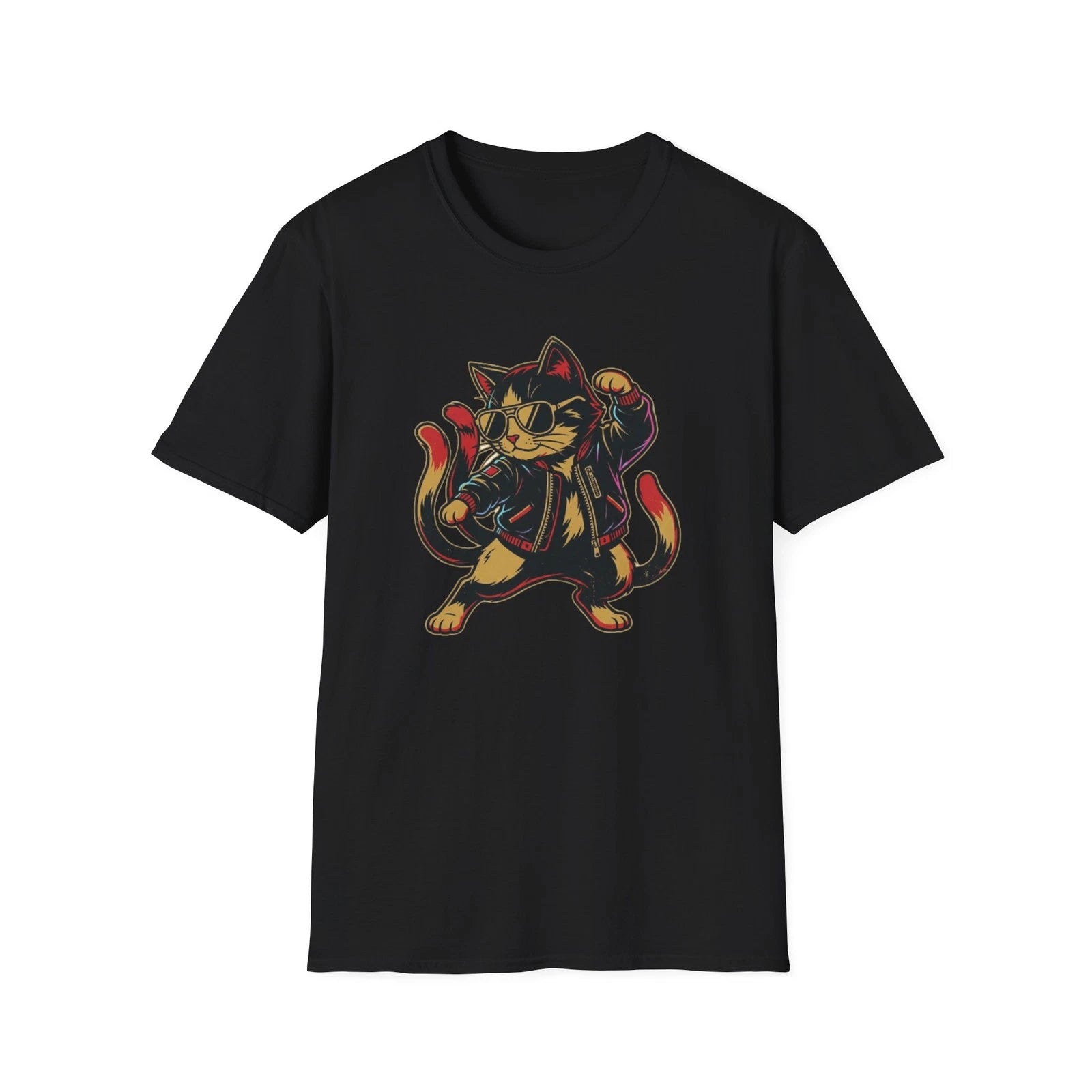 Maneki Neko T-Shirt | Japanese Lucky Cat Tee Kawaii Streetwear Gift Unisex