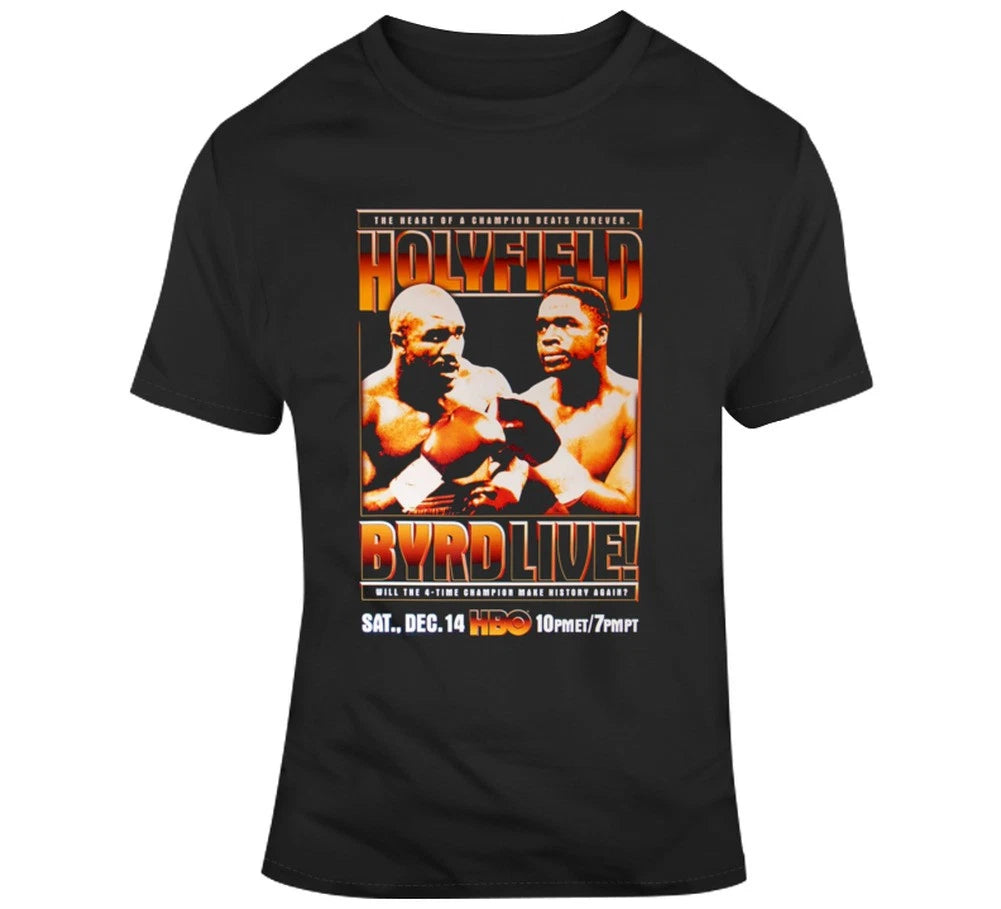 Evander Holyfield vs Chris Byrd Boxing Fight Poster Boxing Fan T Shirt